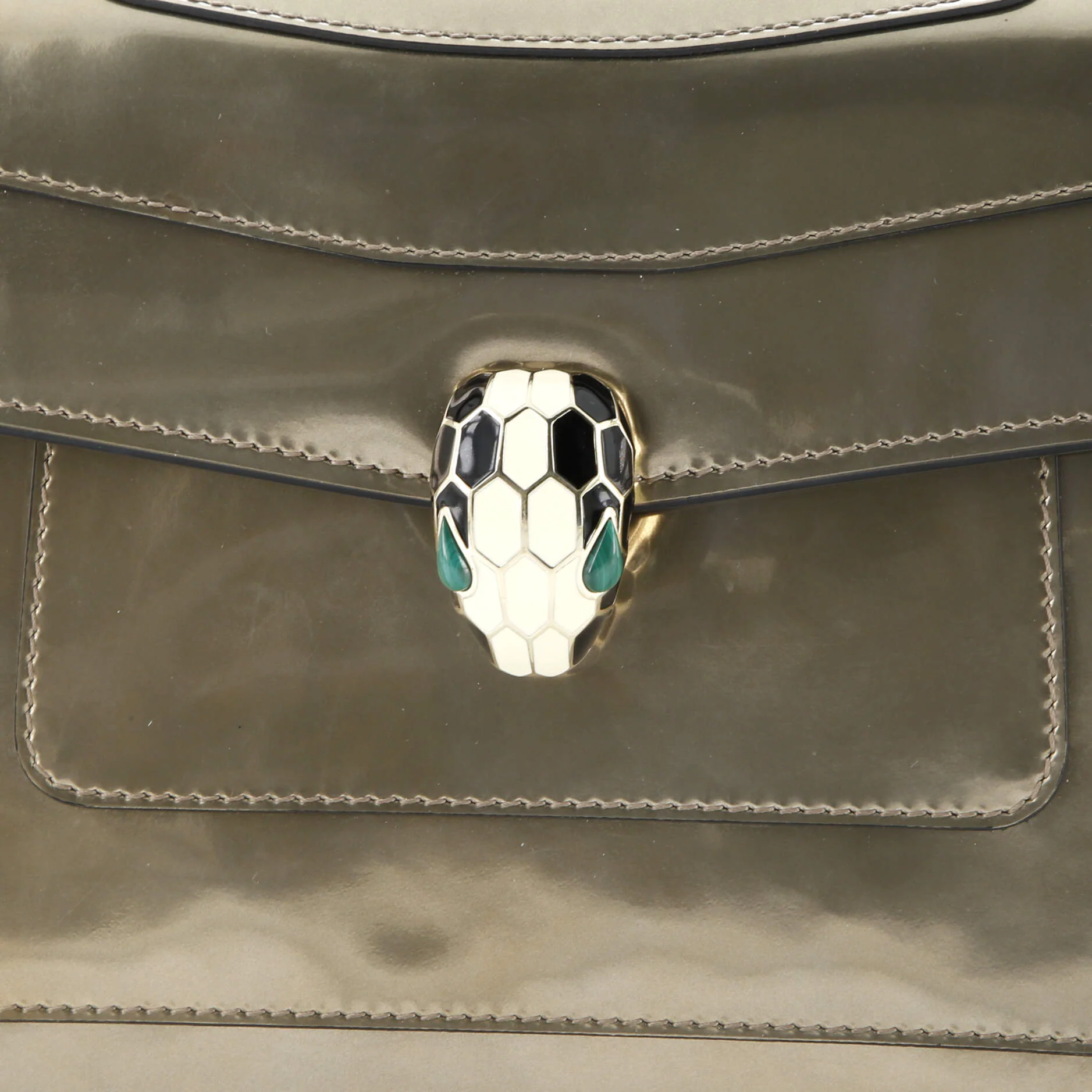 Serpenti Forever Shoulder Bag Patent Medium - Image 7
