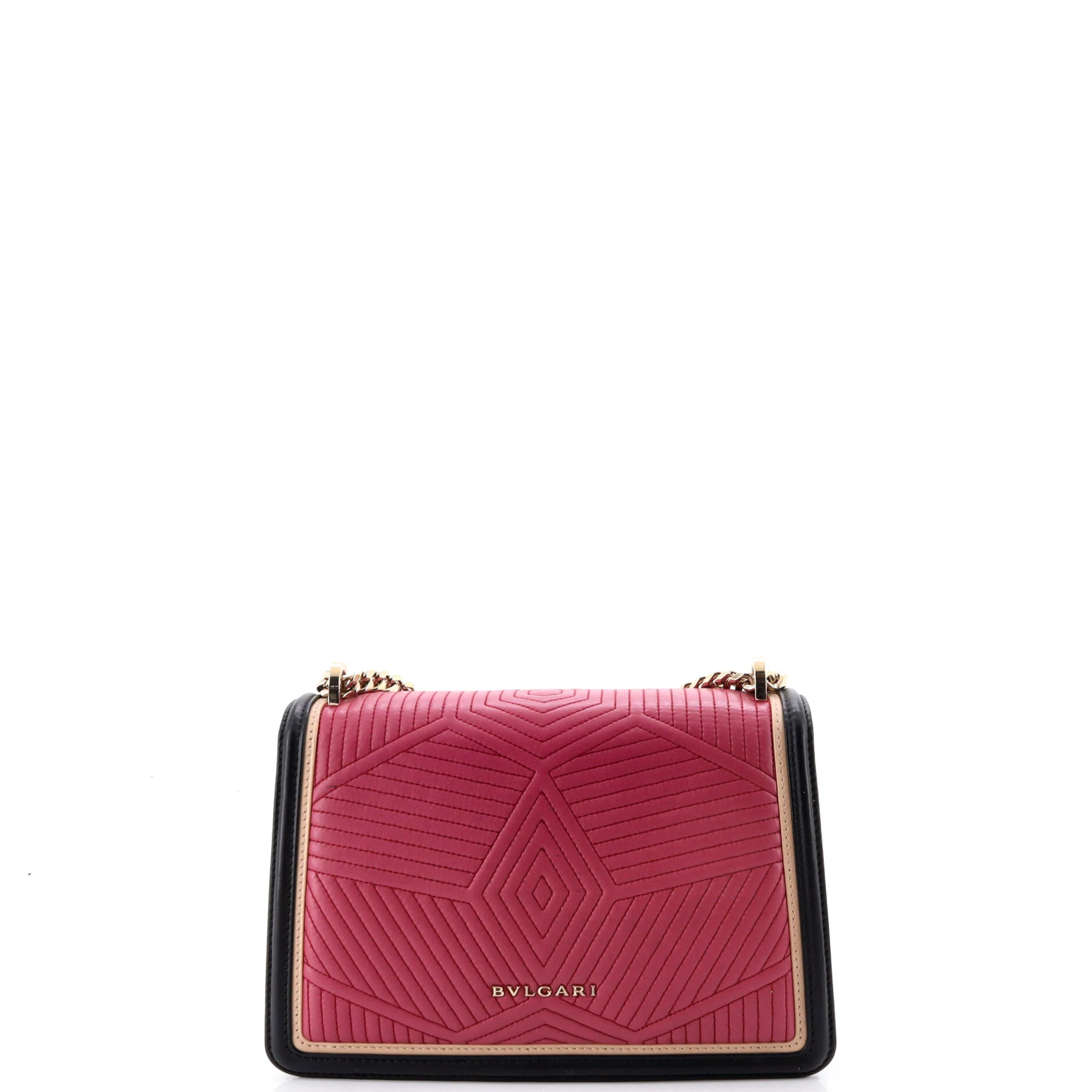 Serpenti Forever Shoulder Bag Quilted Leather Small - Image 3