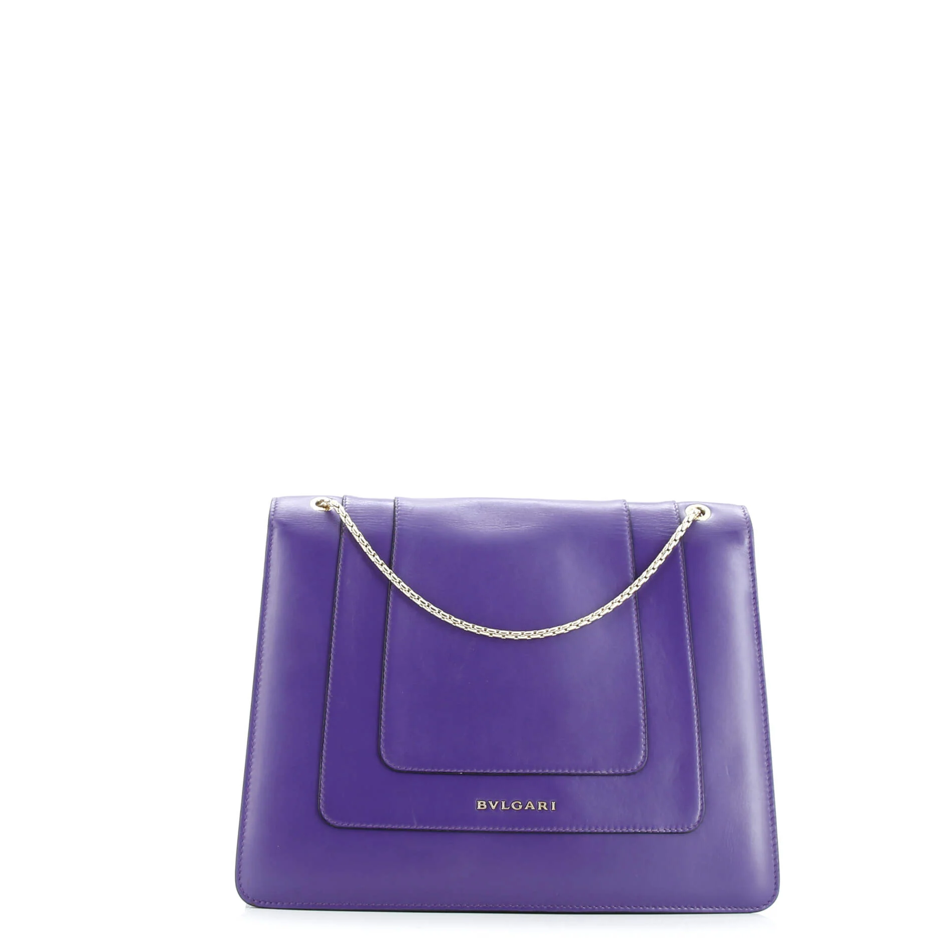 Serpenti Forever Square Shoulder Bag Leather Large - Image 4