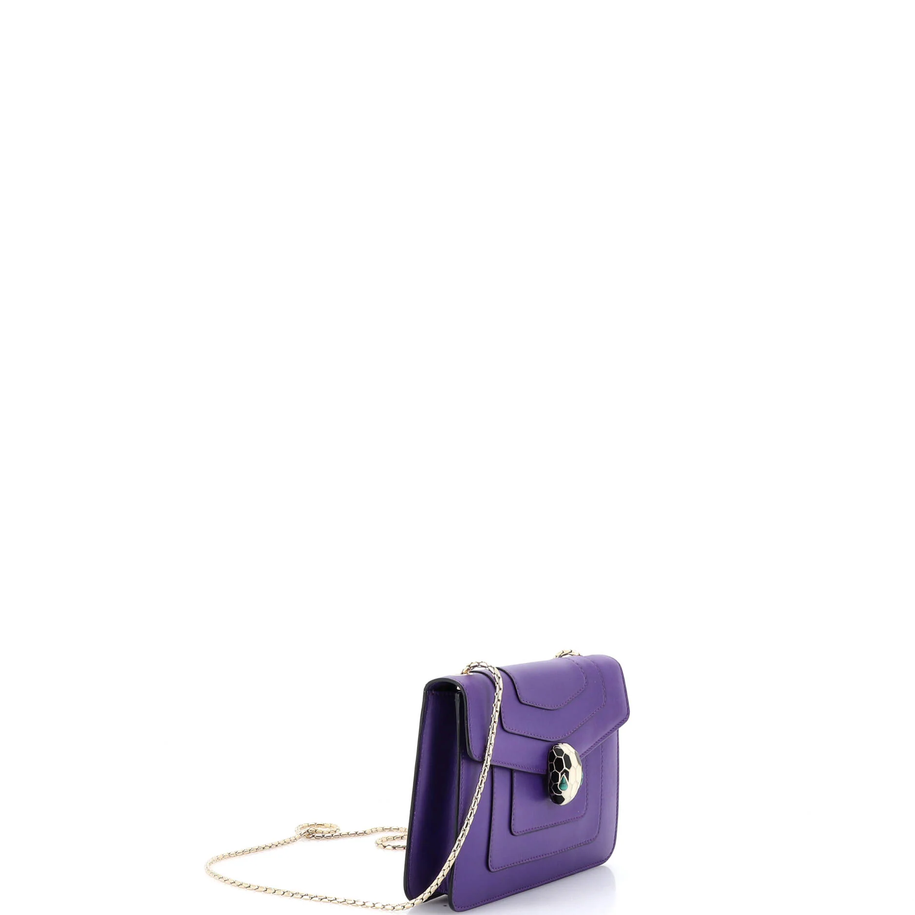Serpenti Forever Square Shoulder Bag Leather Small - Image 2