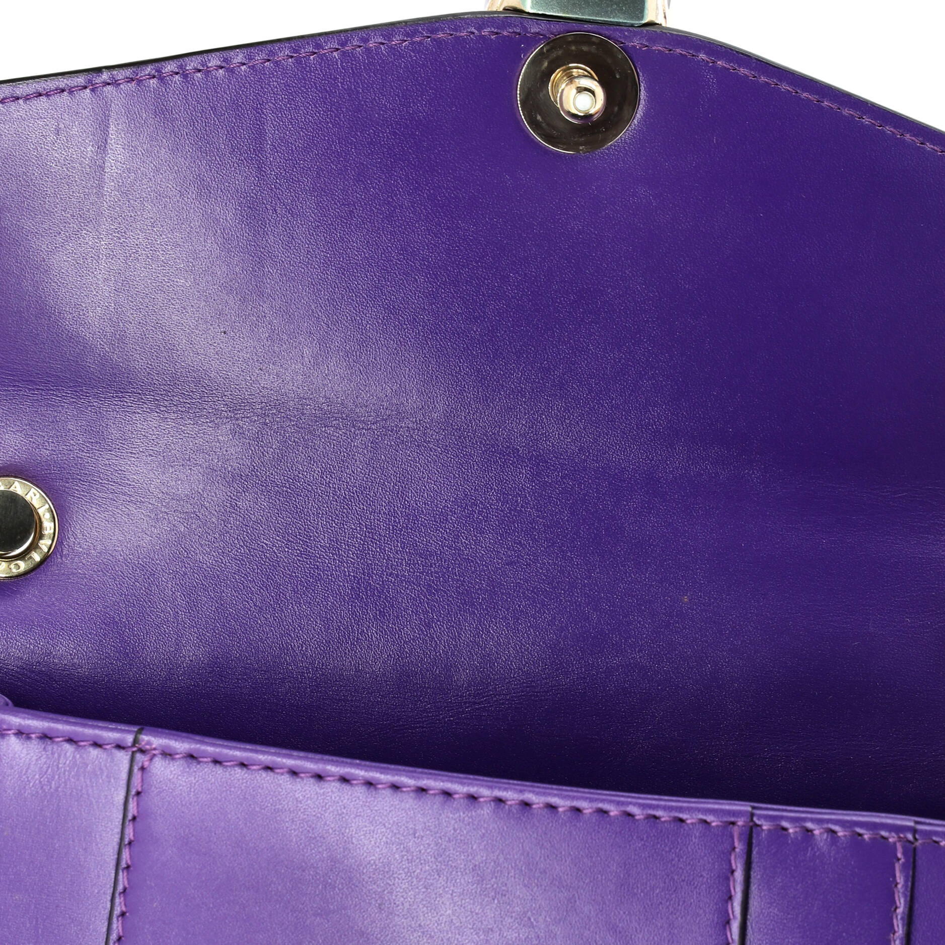 Serpenti Forever Square Shoulder Bag Leather Small - Image 7