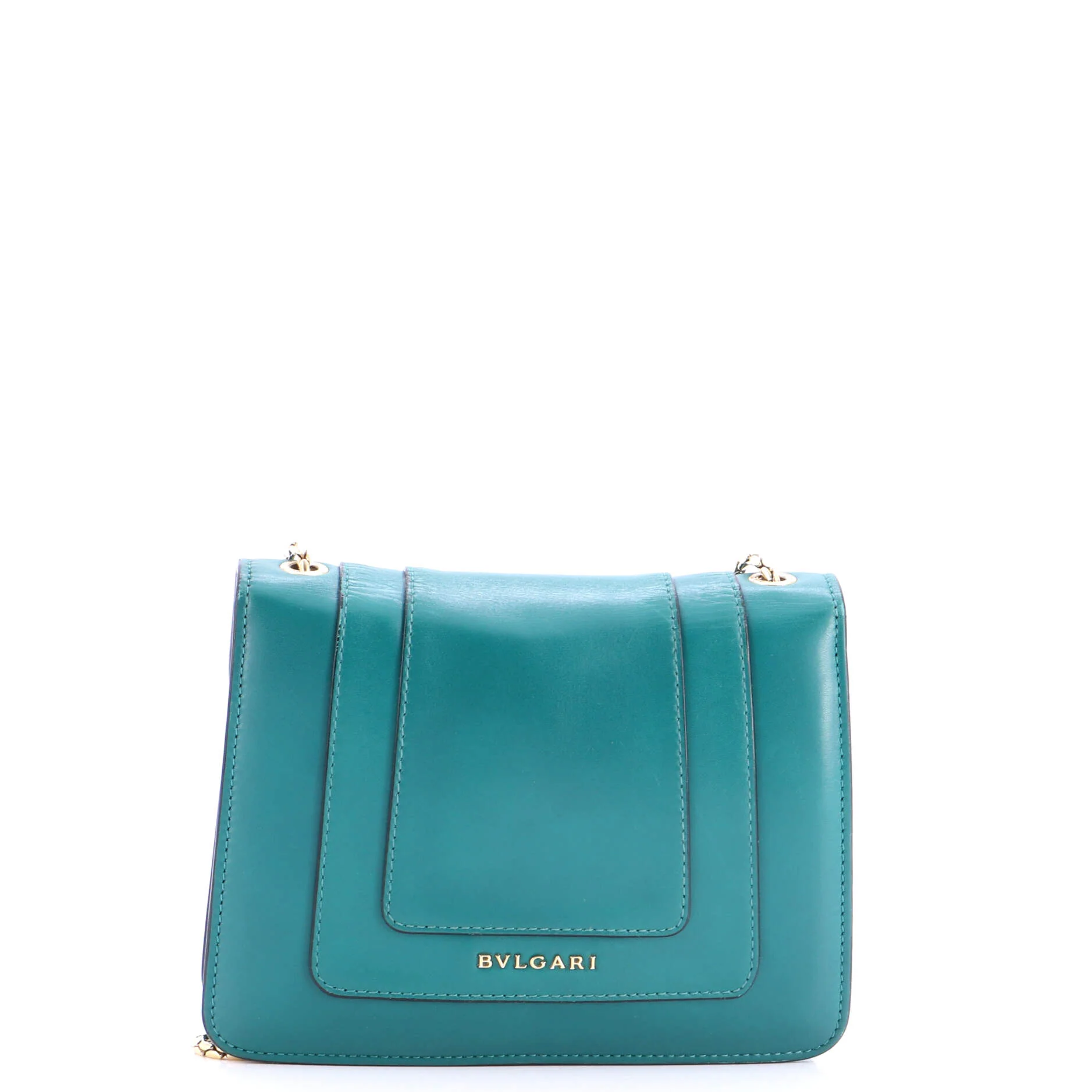 Serpenti Forever Square Shoulder Bag Leather Small - Image 3