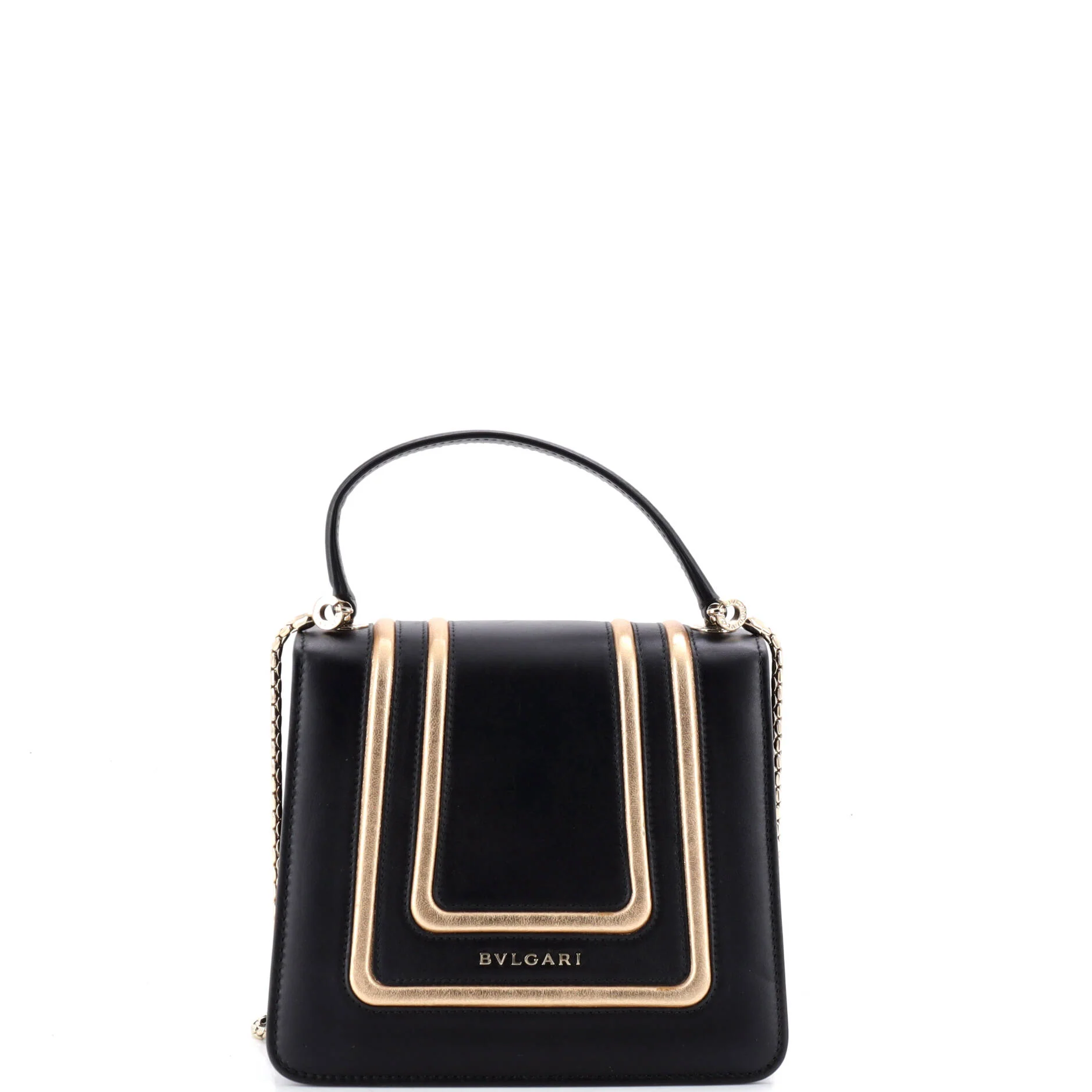 Serpenti Forever Top Handle Bag Leather Small - Image 4