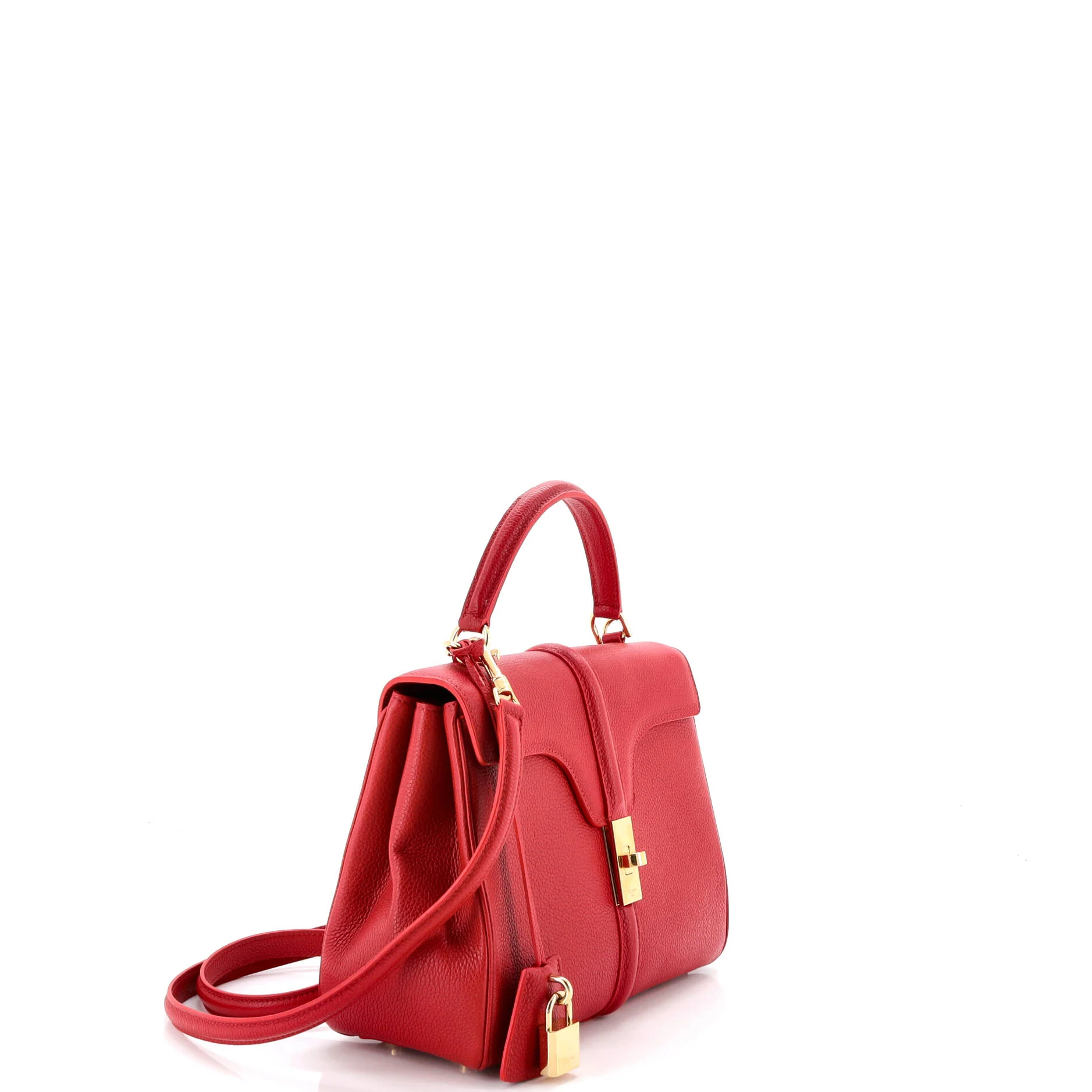 16 Top Handle Bag Grained Calfskin Small - Image 2