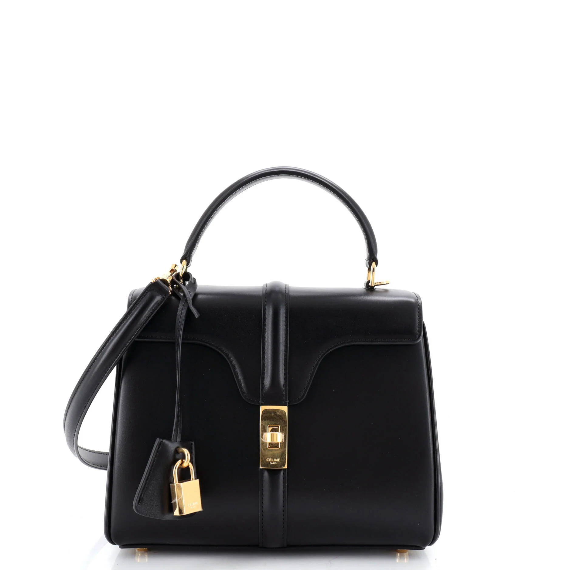 16 Top Handle Bag Smooth Calfskin Small