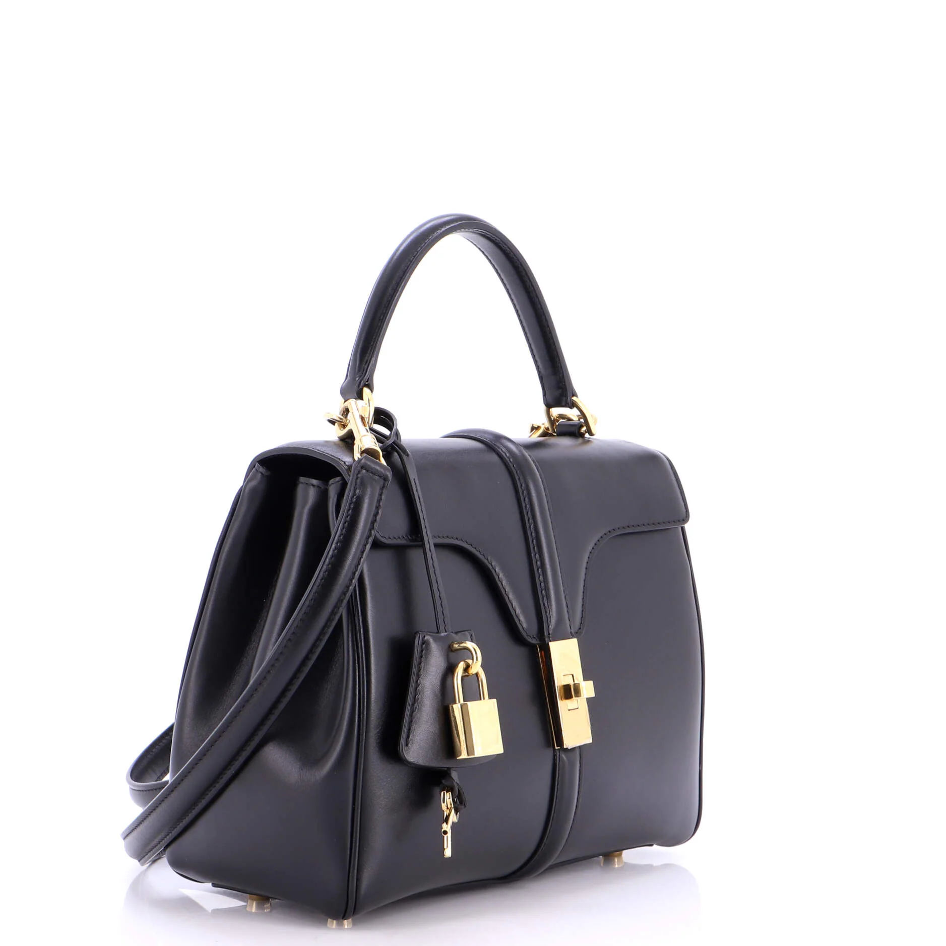 16 Top Handle Bag Smooth Calfskin Small - Image 2