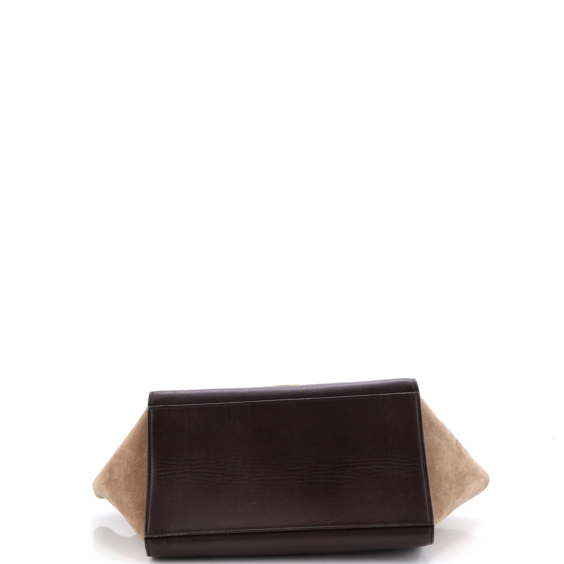 Bicolor Trapeze Bag Leather Small - Image 4