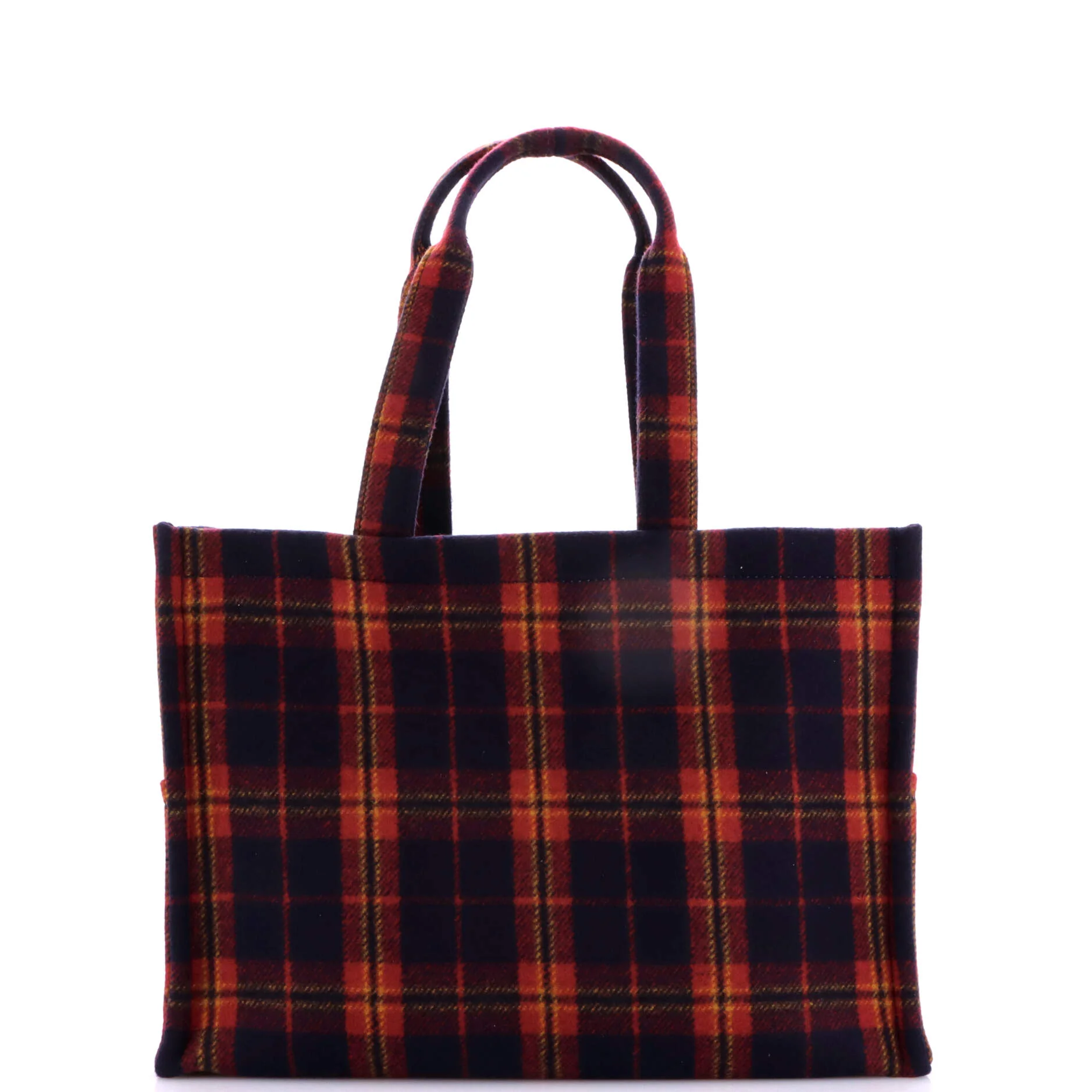 Cabas Thais Tote Tartan Wool Large - Image 3