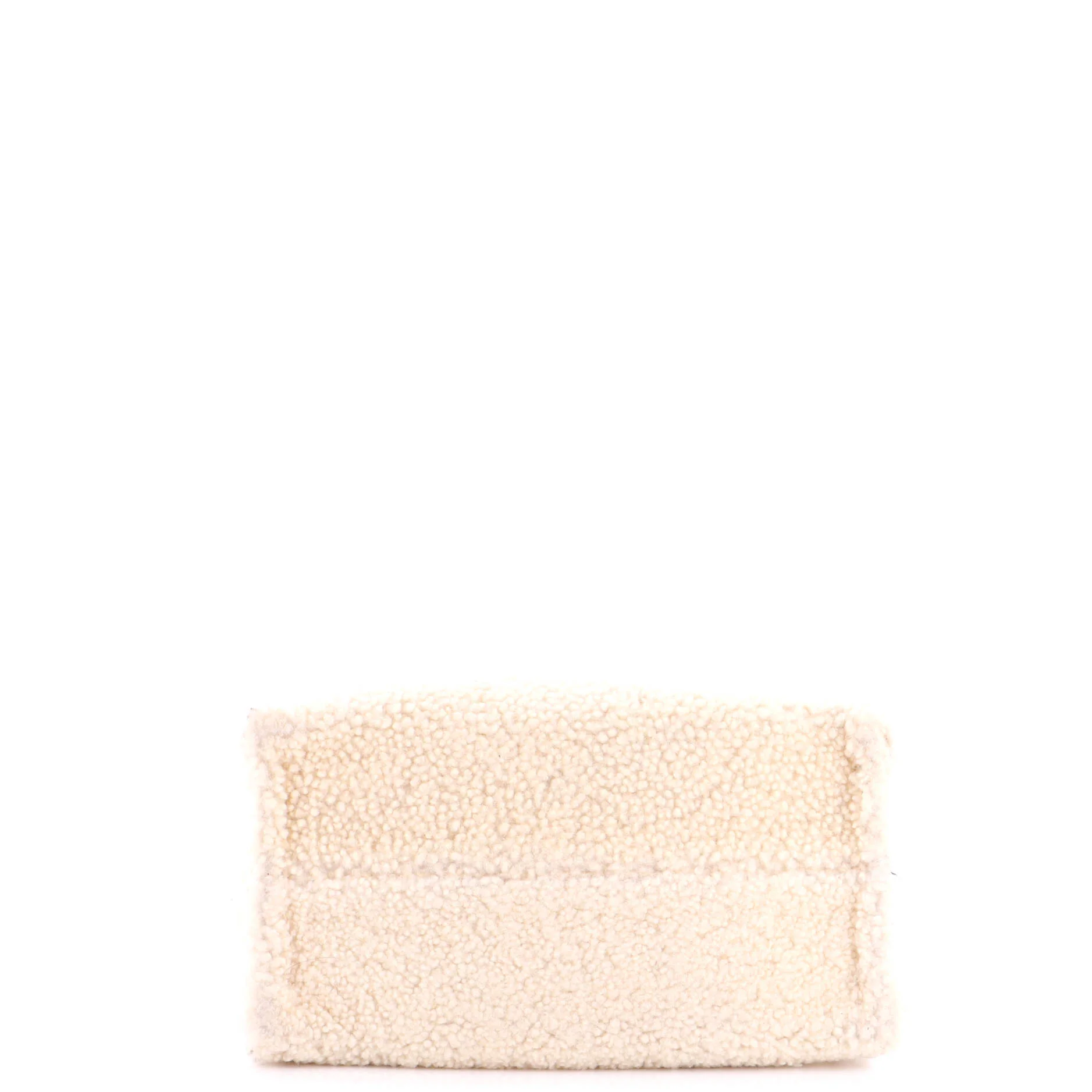 Cabas Thais Tote Triomphe Embroidered Shearling Small - Image 4