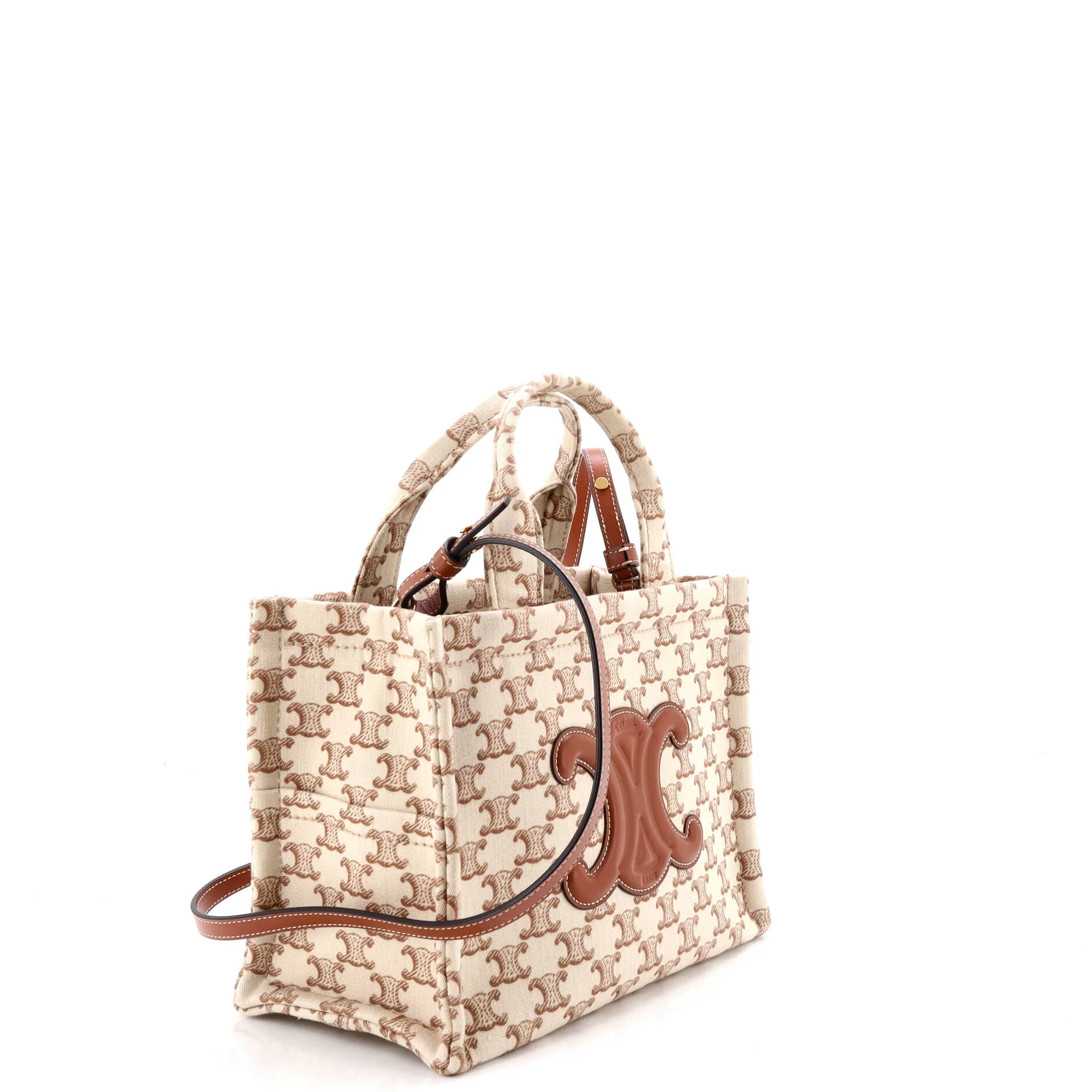 Cabas Thais Tote Triomphe Printed Canvas Small - Image 2