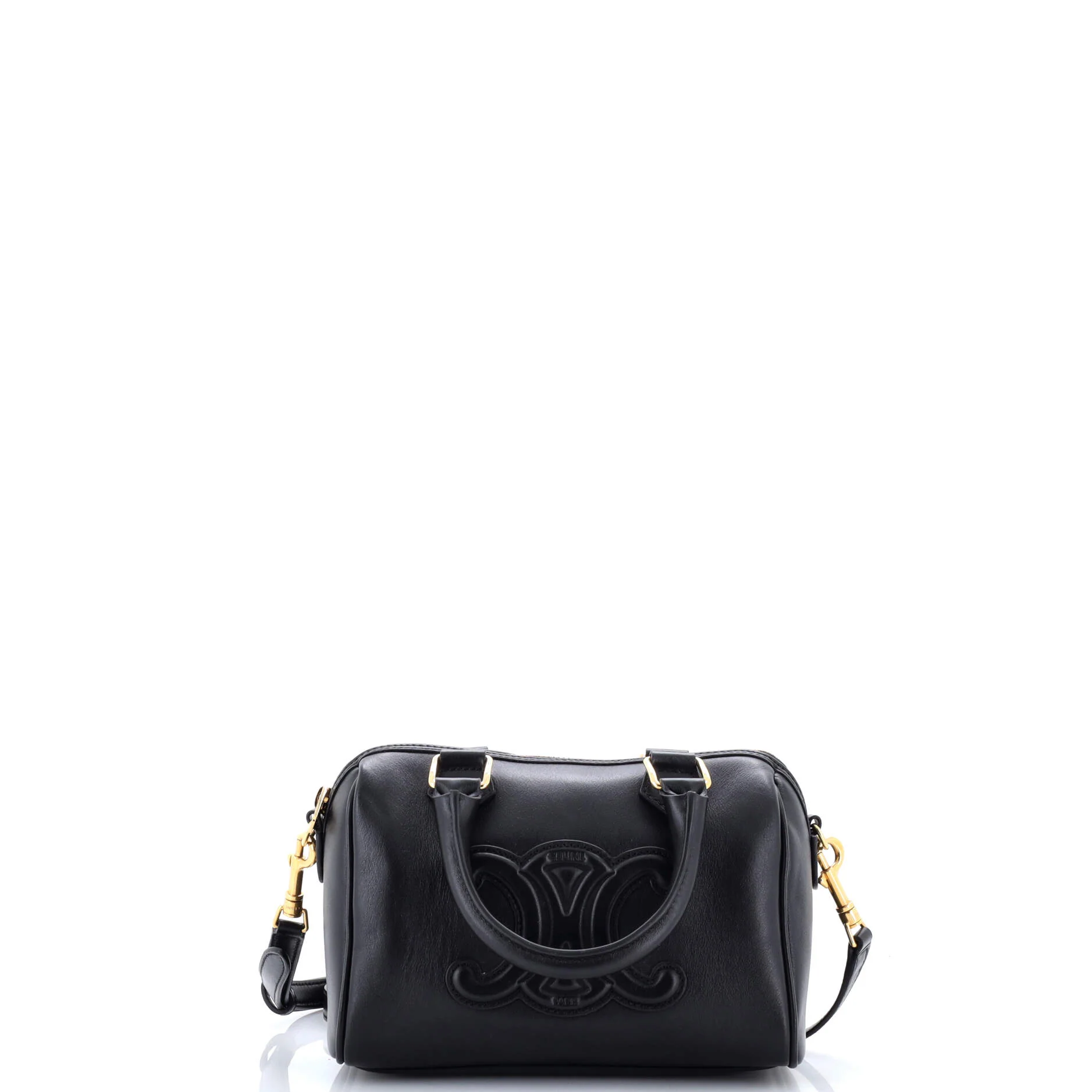 Cuir Triomphe Boston Bag Leather Small