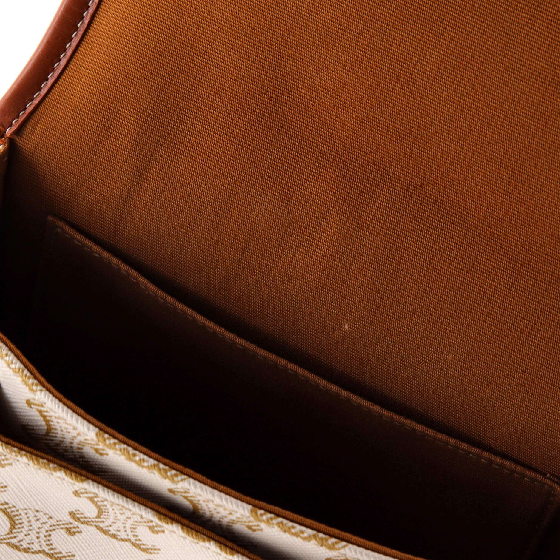 Folco Bag Triomphe Coated Canvas Medium - Image 8