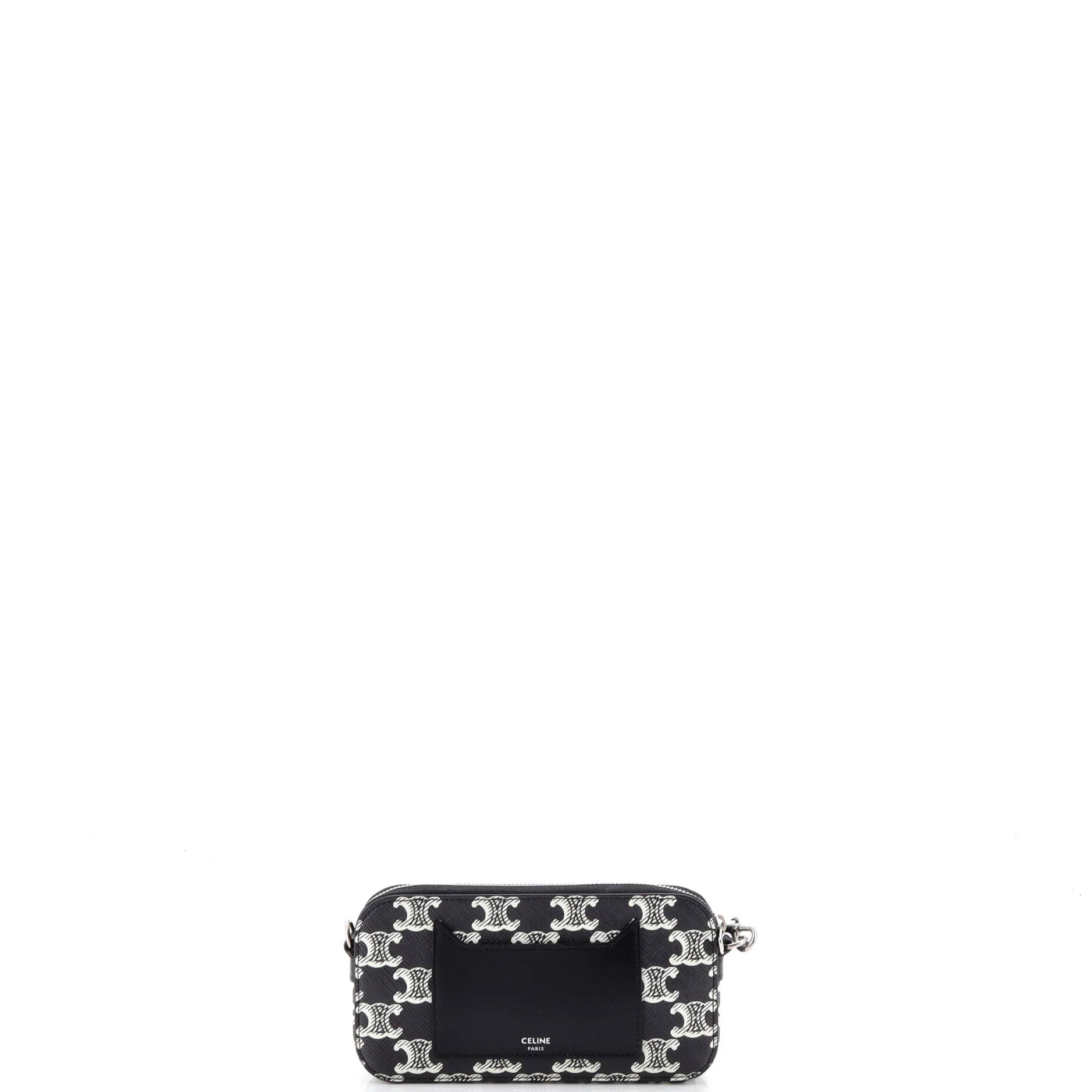 Horizontal Pouch Crossbody Bag Logo Triomphe Coated Canvas - Image 3
