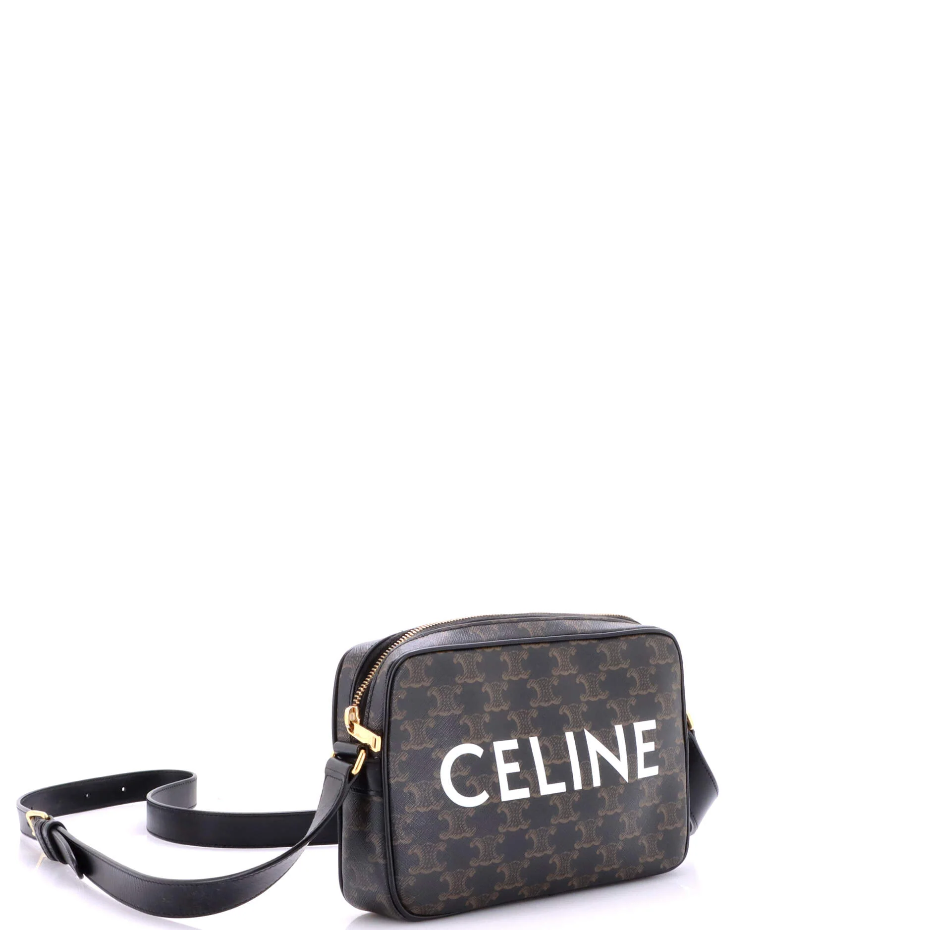 Logo Messenger Bag Triomphe Coated Canvas Medium - Image 2