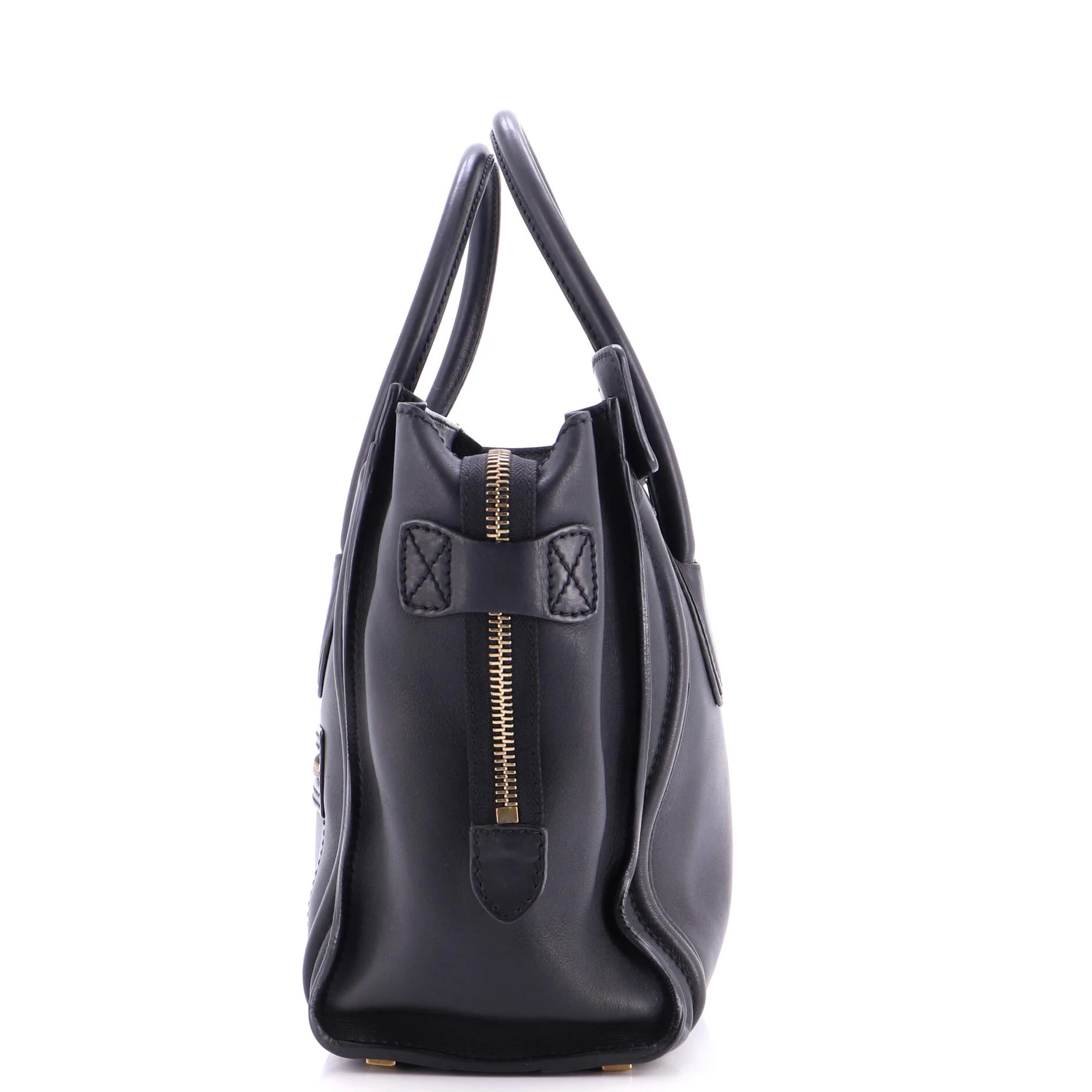 Luggage Bag Smooth Leather Micro - Image 6