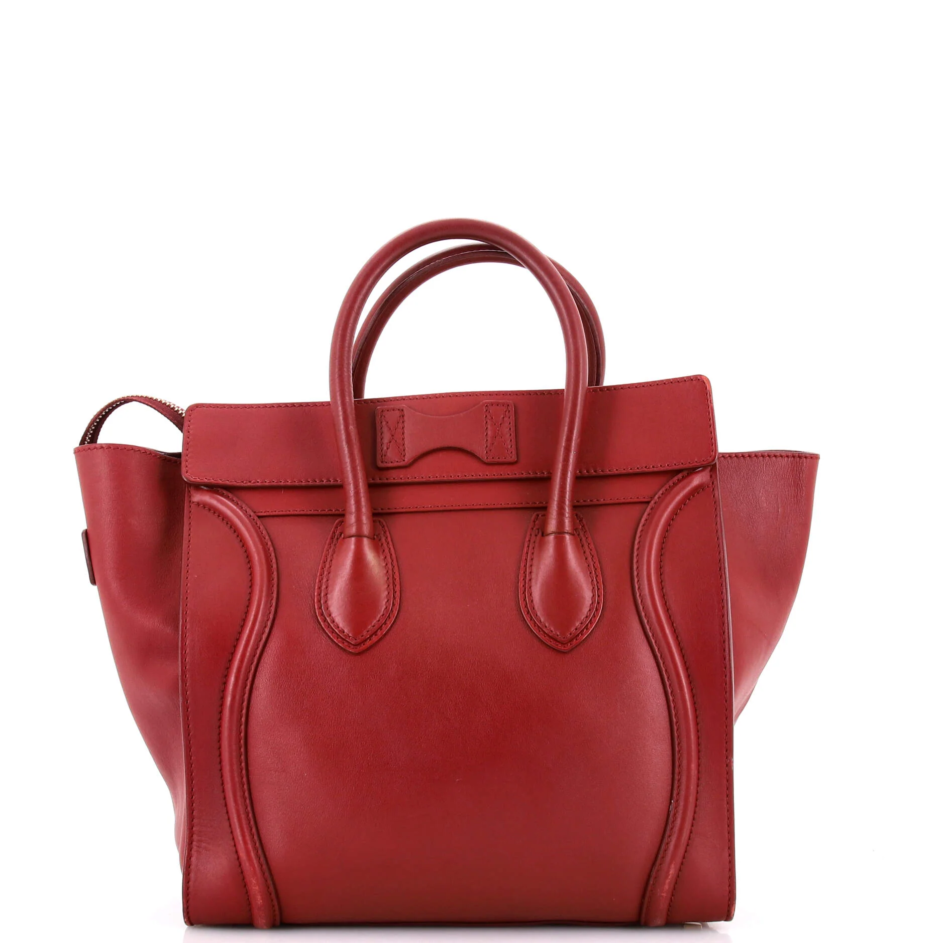Luggage Bag Smooth Leather Mini - Image 3