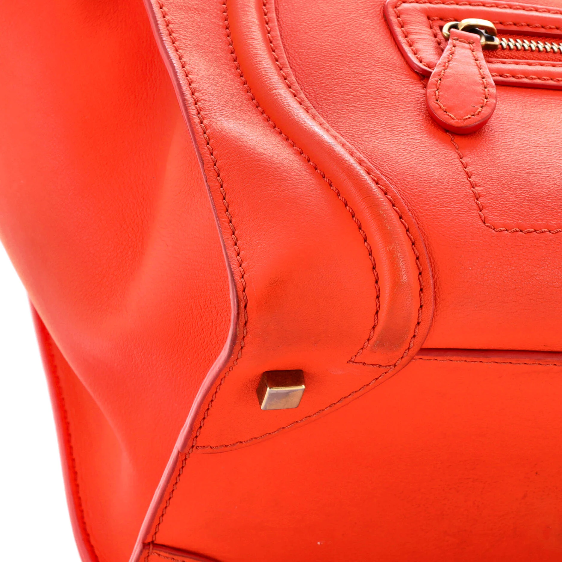 Luggage Bag Smooth Leather Mini - Image 6