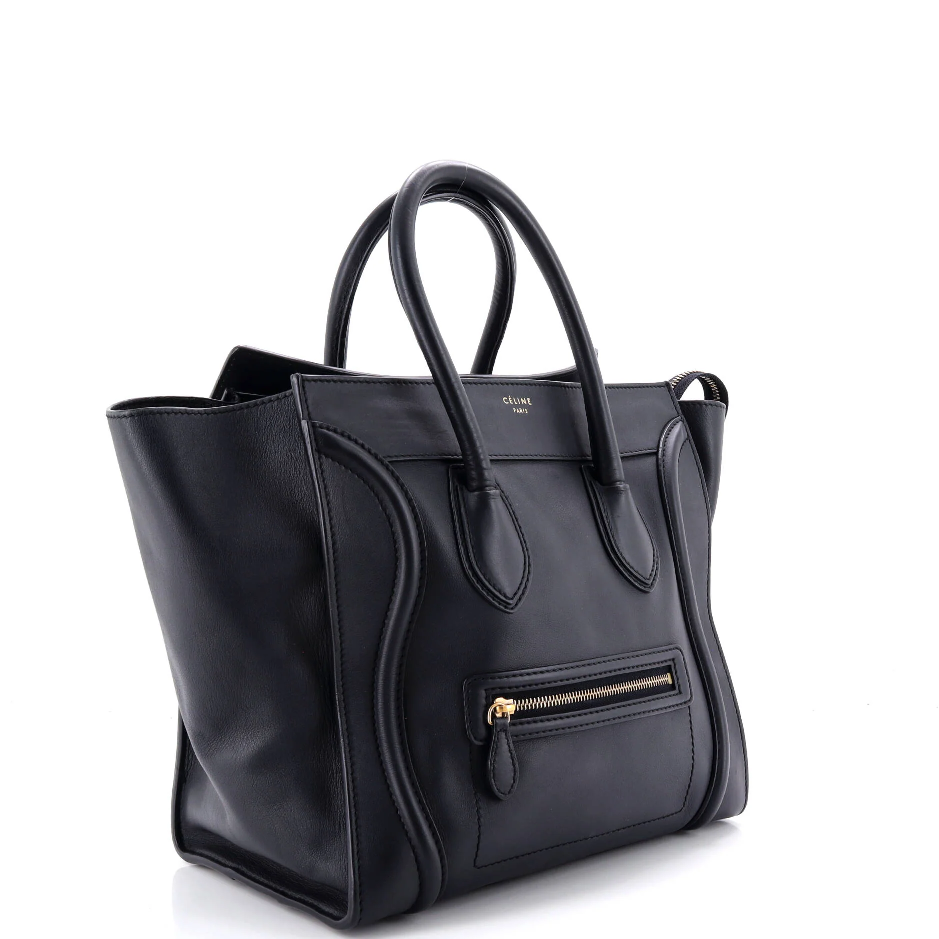Luggage Bag Smooth Leather Mini - Image 2