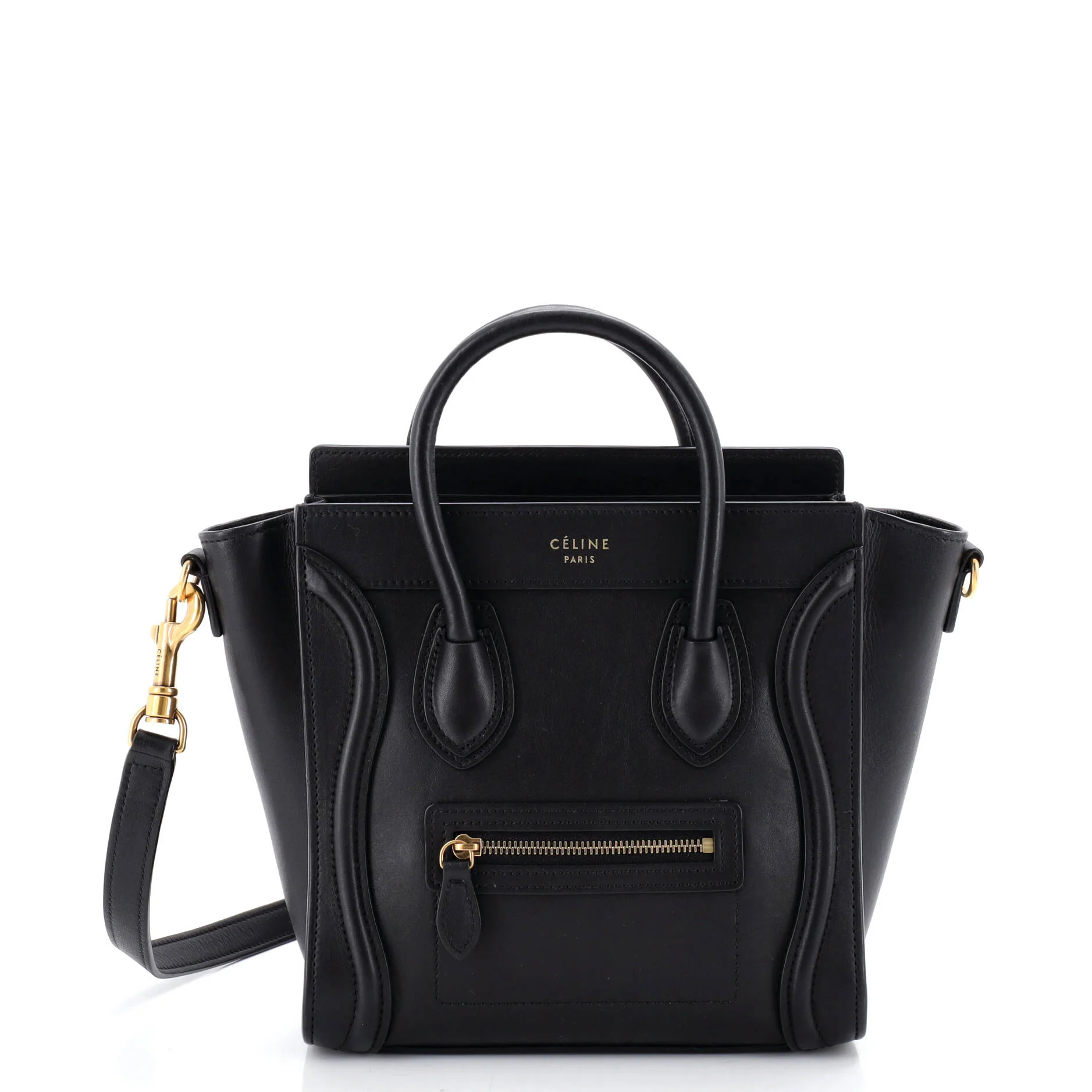Luggage Bag Smooth Leather Nano