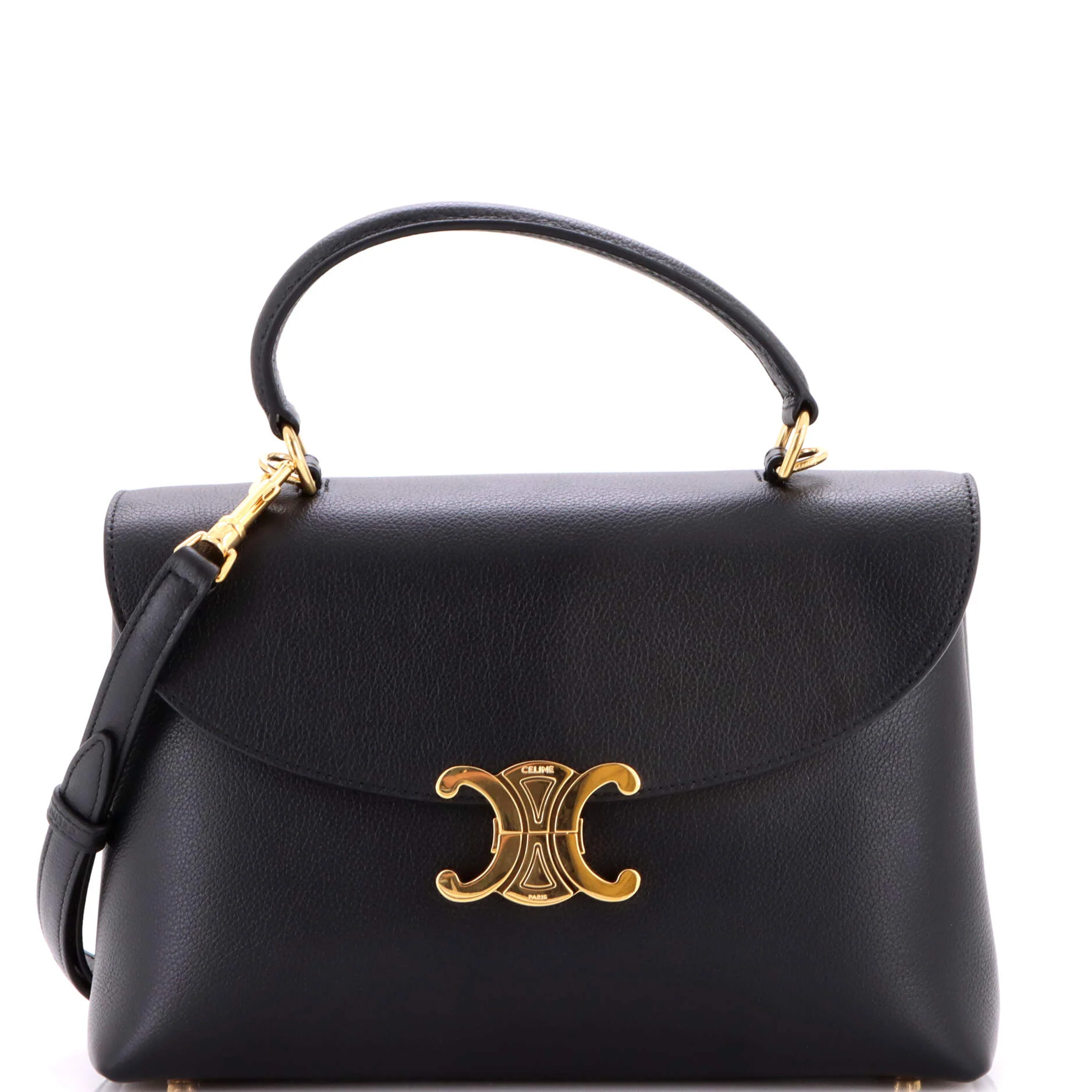 Nino Top Handle Bag Leather Medium