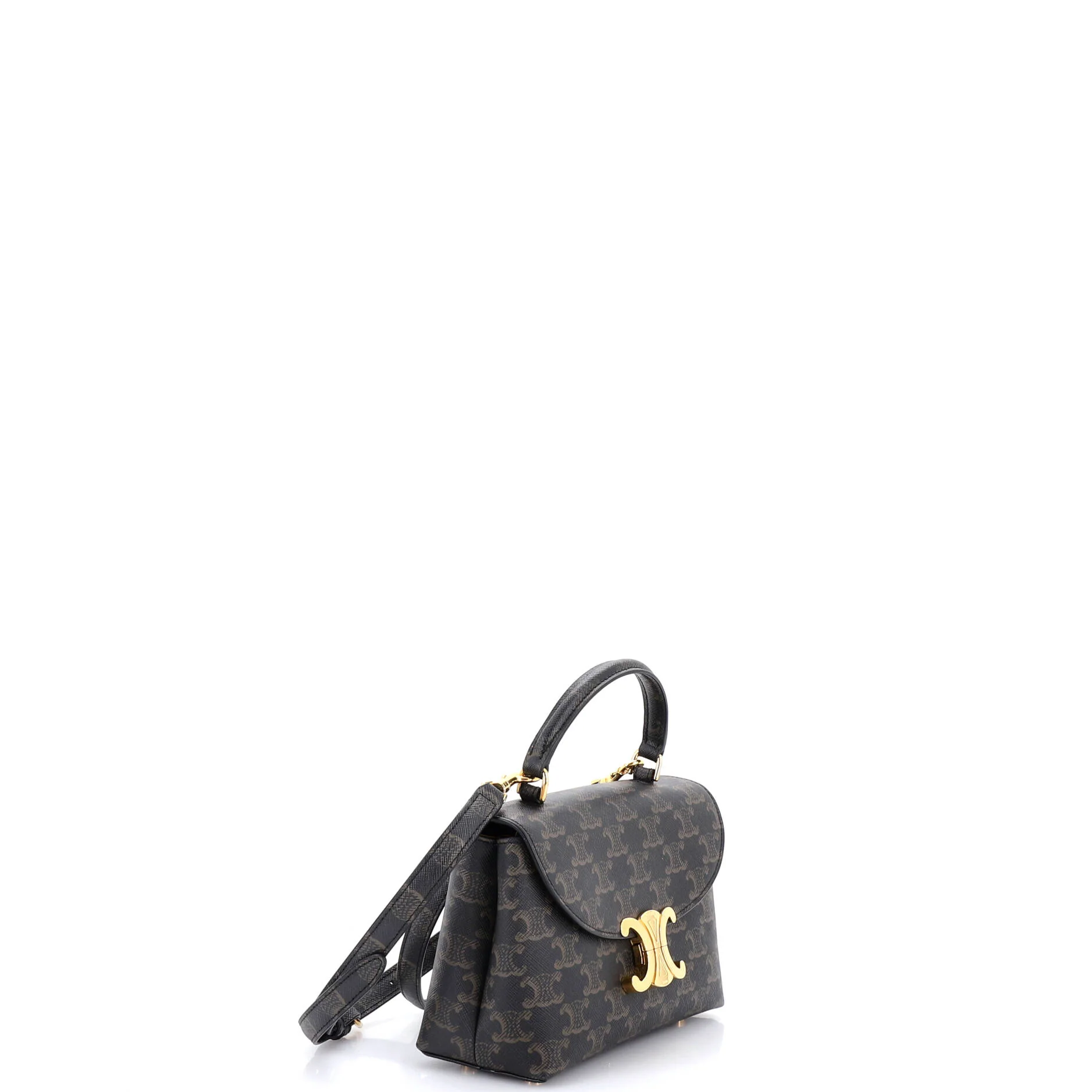 Nino Top Handle Bag Triomphe Coated Canvas Teen - Image 2