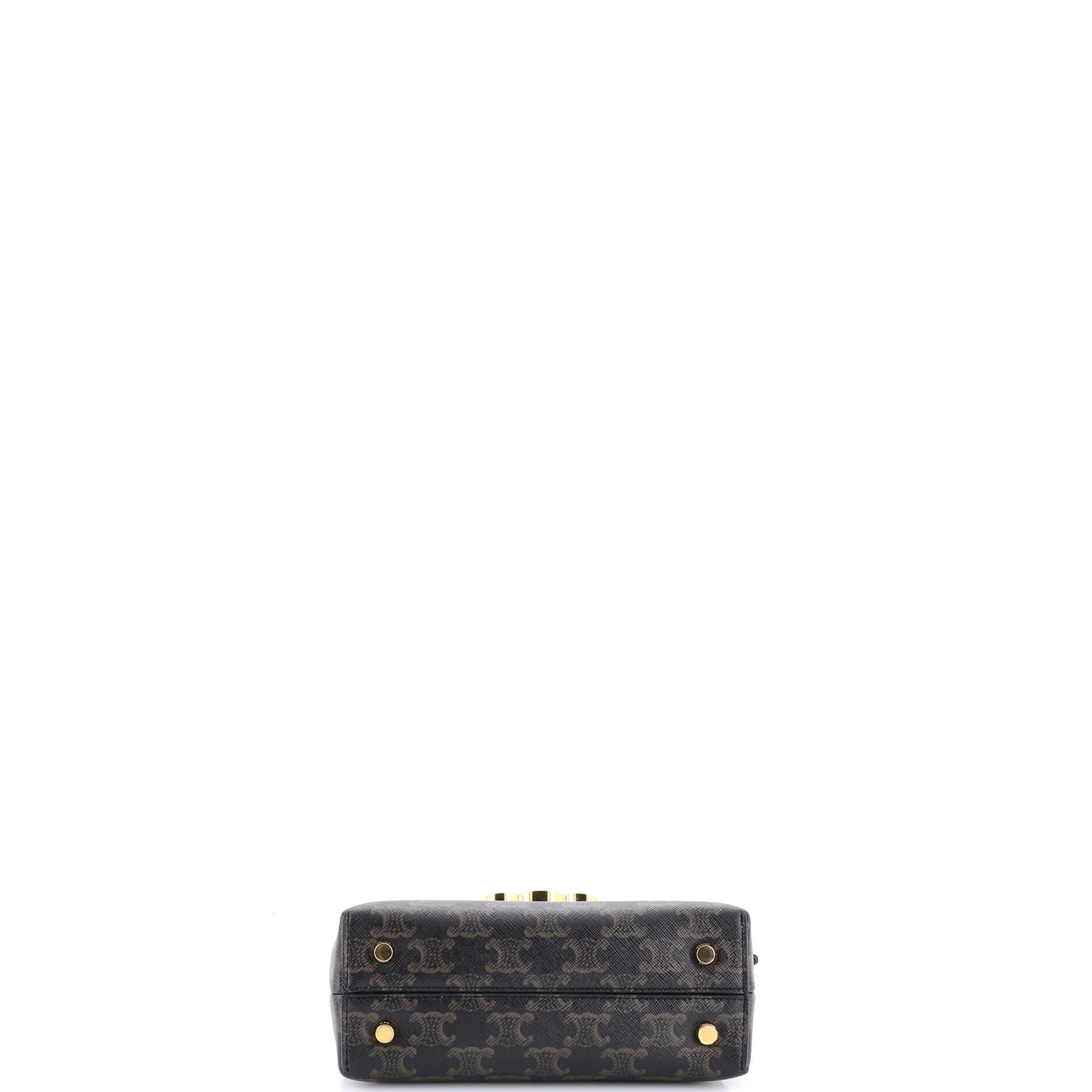Nino Top Handle Bag Triomphe Coated Canvas Teen - Image 4