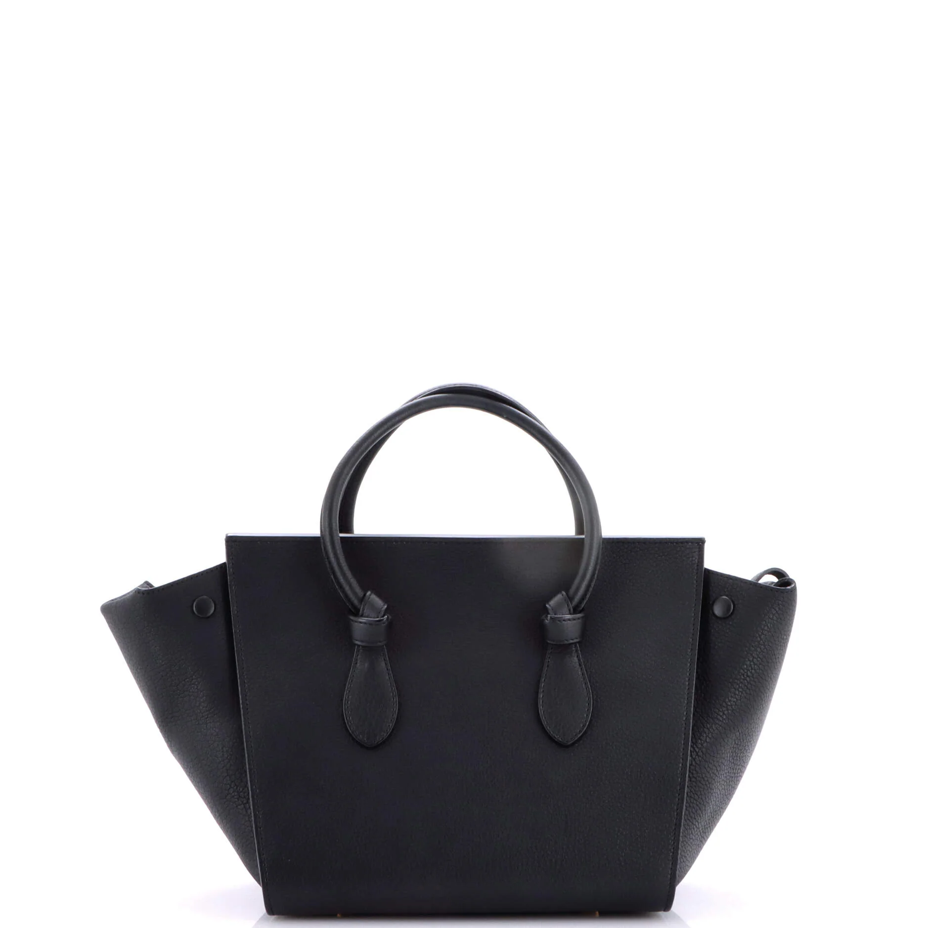 Tie Knot Tote Grainy Leather Mini - Image 3