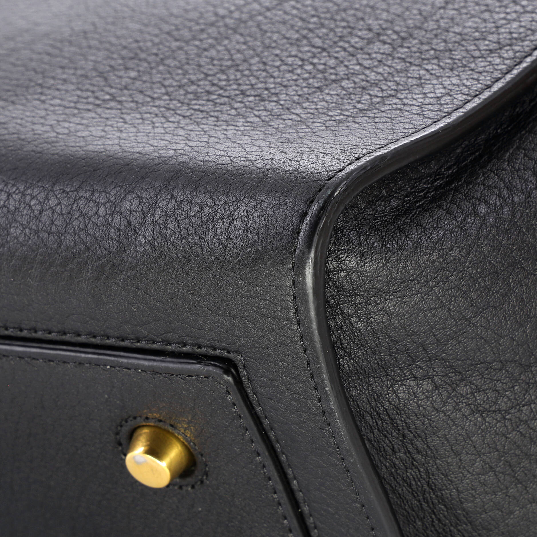 Tie Knot Tote Grainy Leather Small - Image 8