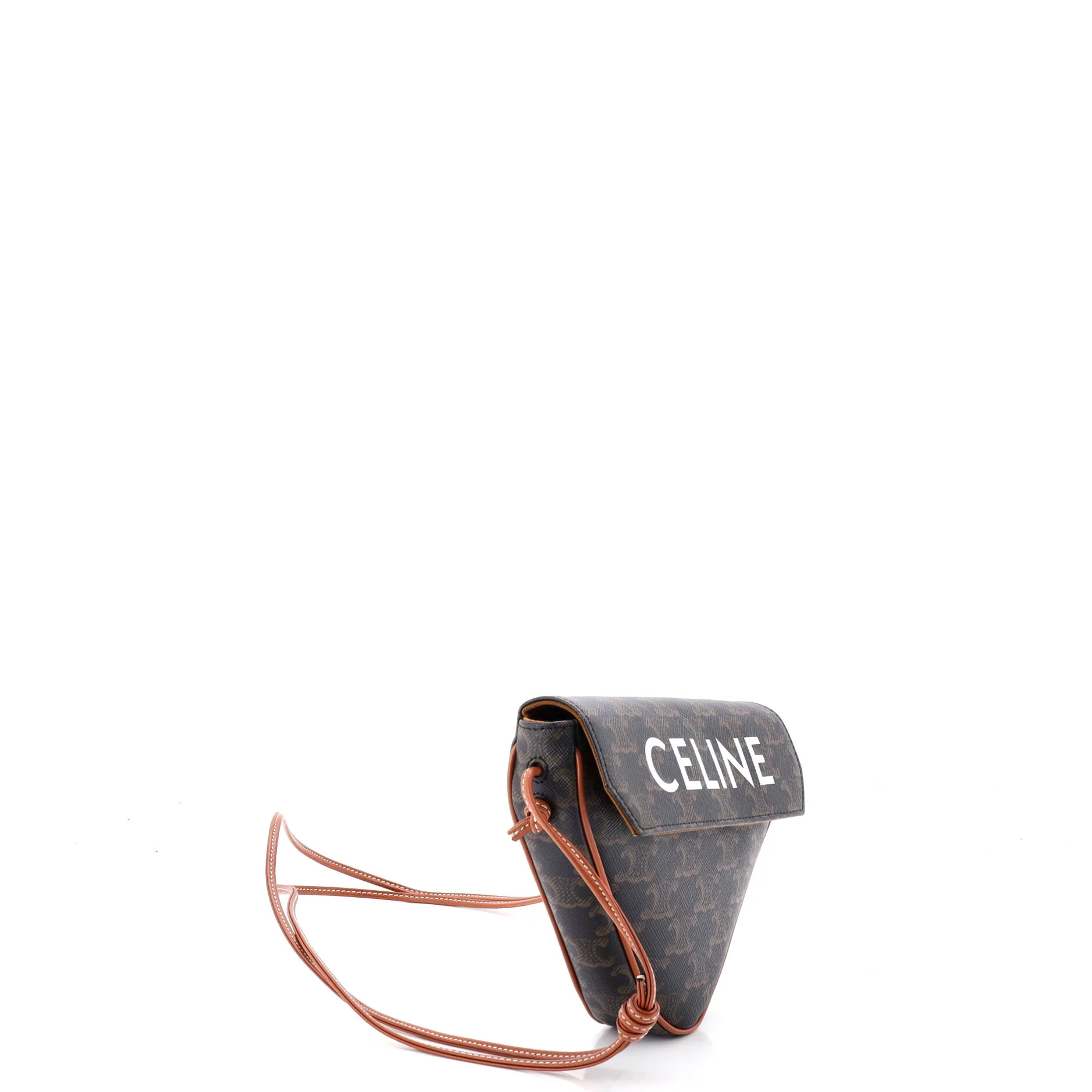 Triangle Crossbody Bag Triomphe Coated Canvas - Image 2