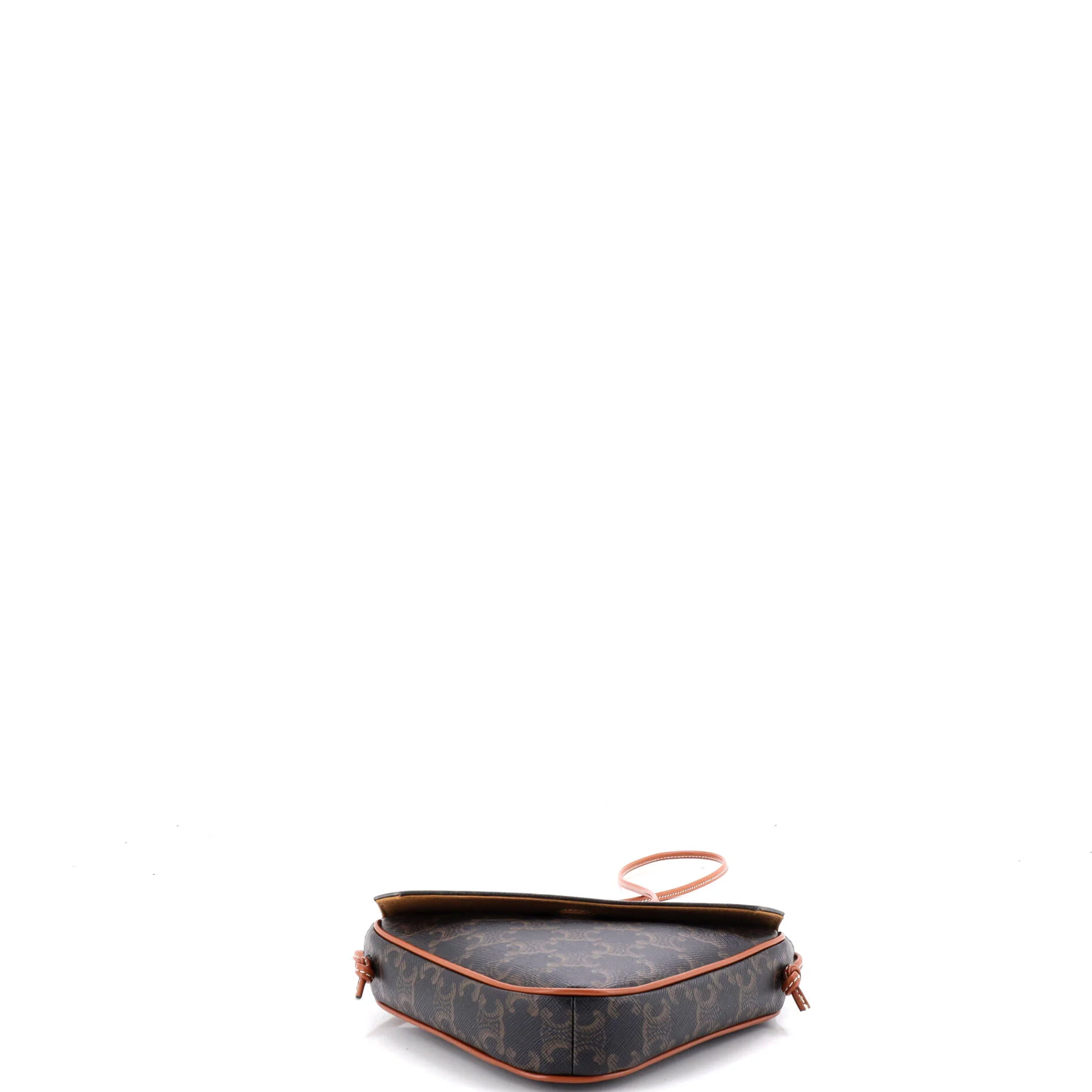 Triangle Crossbody Bag Triomphe Coated Canvas - Image 4