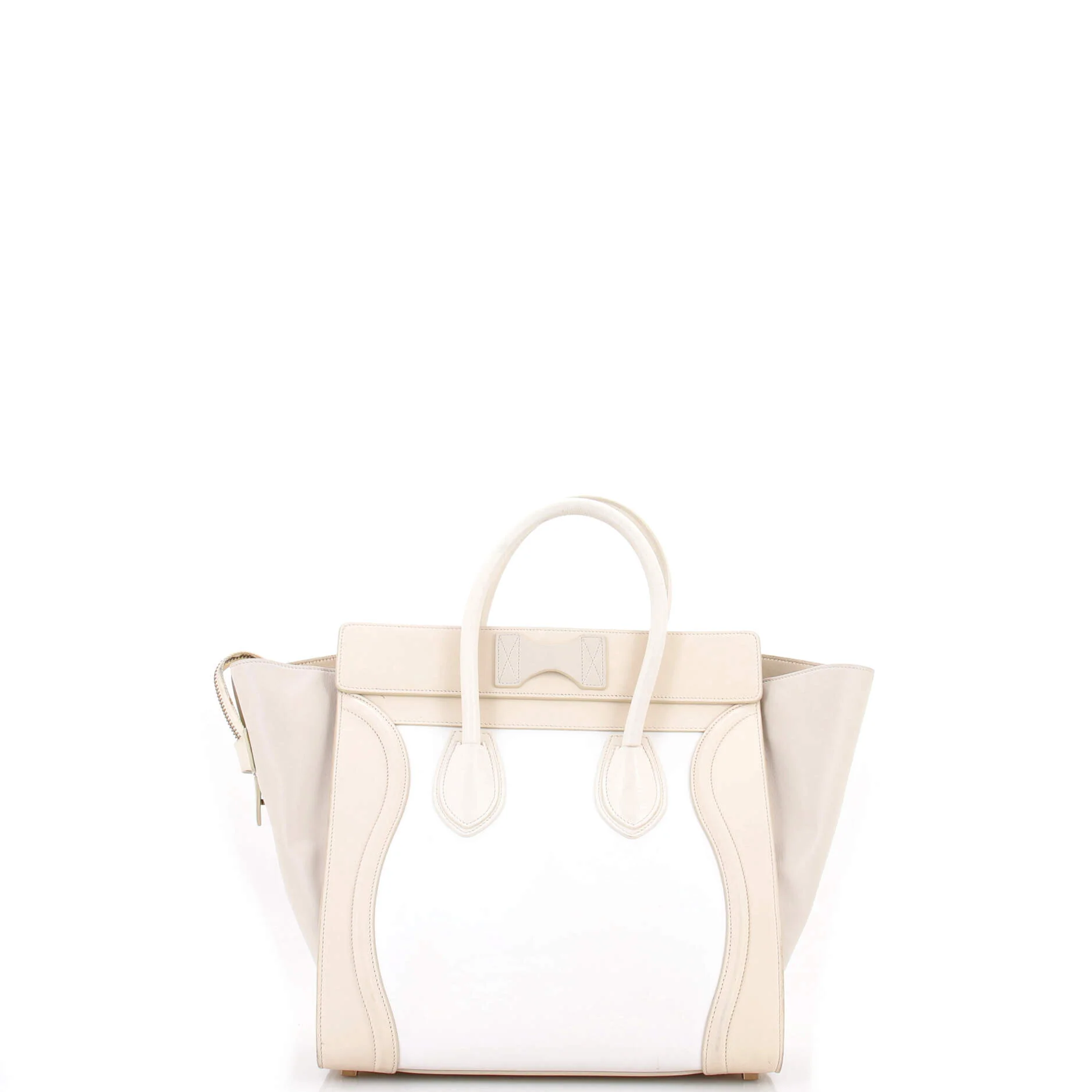 Tricolor Luggage Bag Leather Mini - Image 3