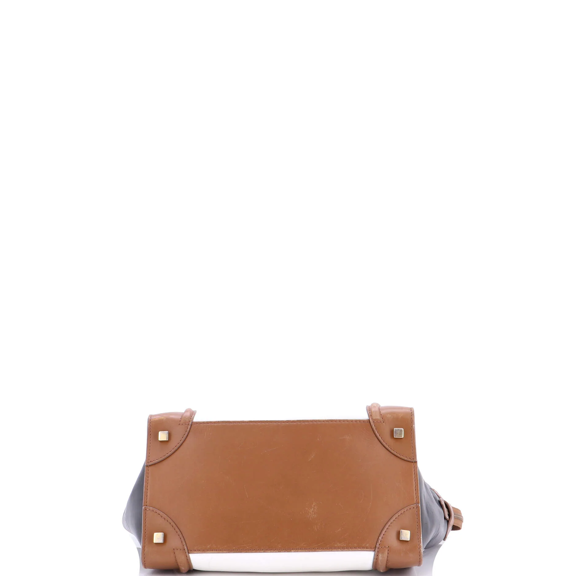 Tricolor Luggage Bag Leather Mini - Image 4