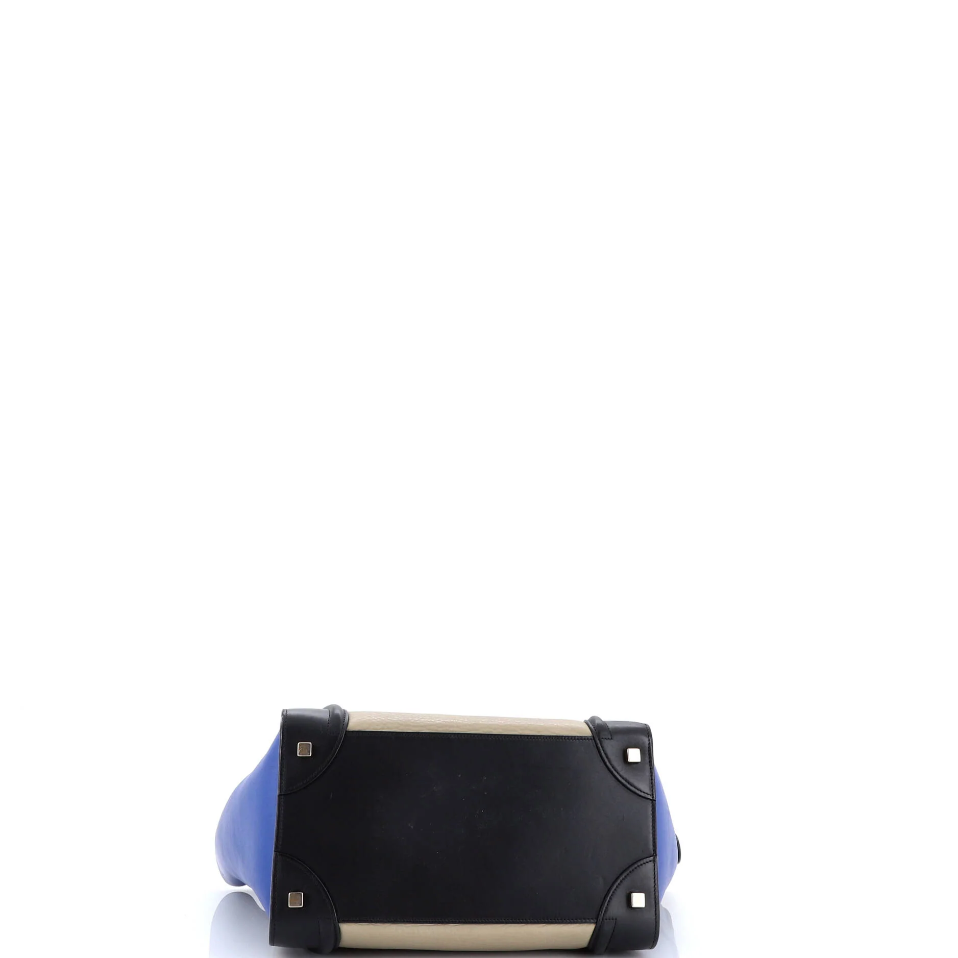 Tricolor Luggage Bag Leather Mini - Image 4