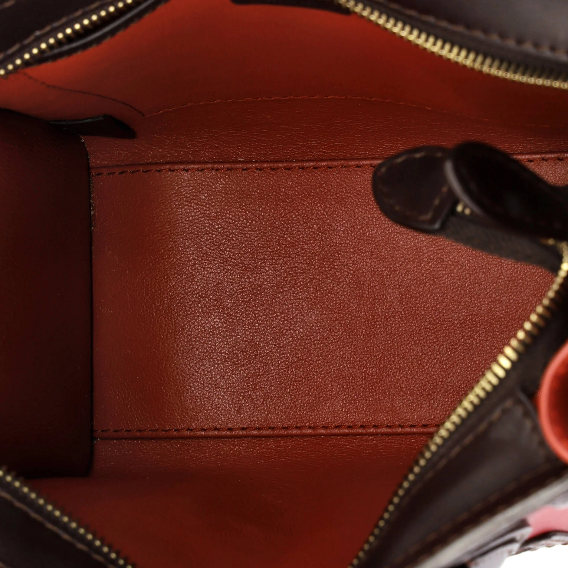 Tricolor Luggage Bag Leather Nano - Image 5