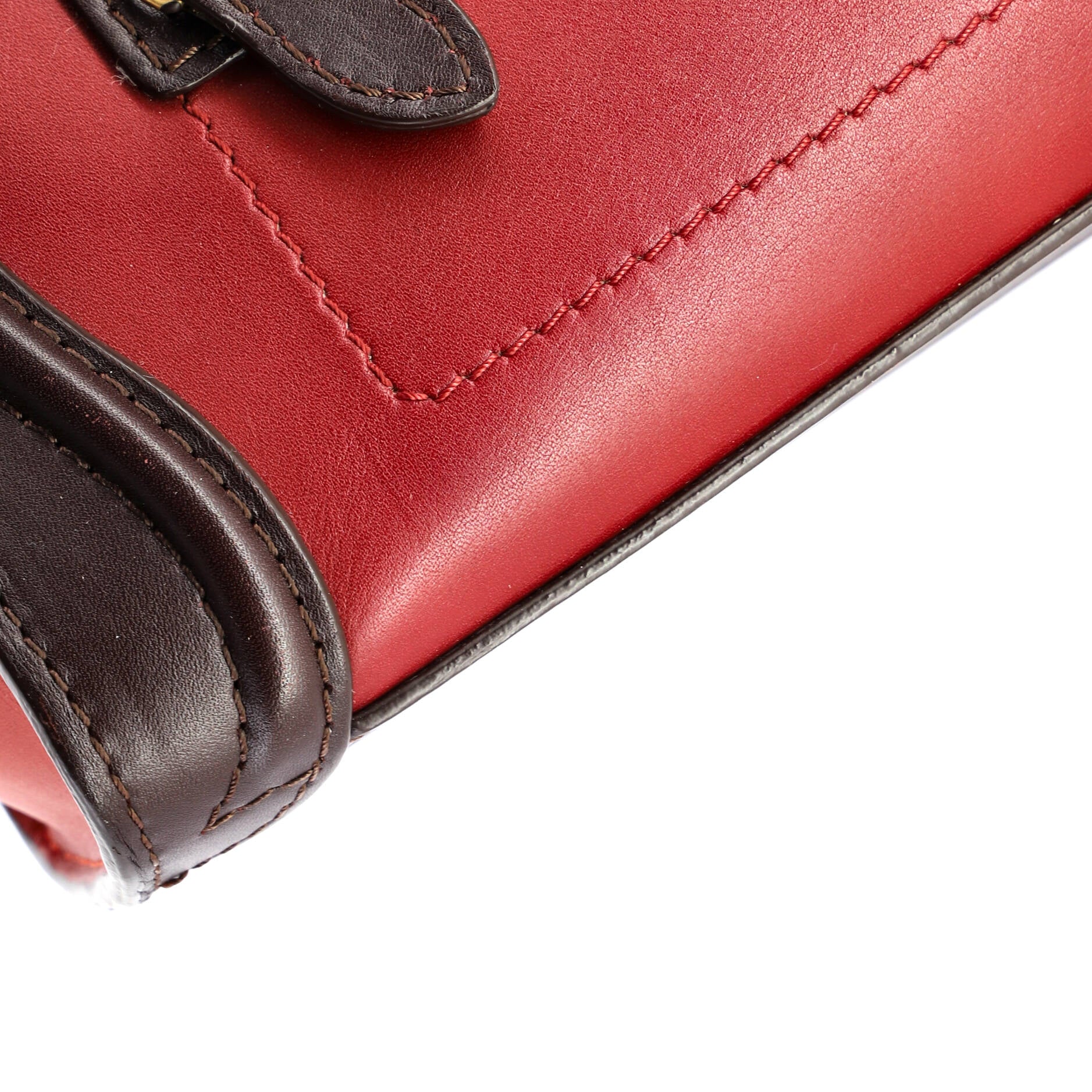 Tricolor Luggage Bag Leather Nano - Image 8