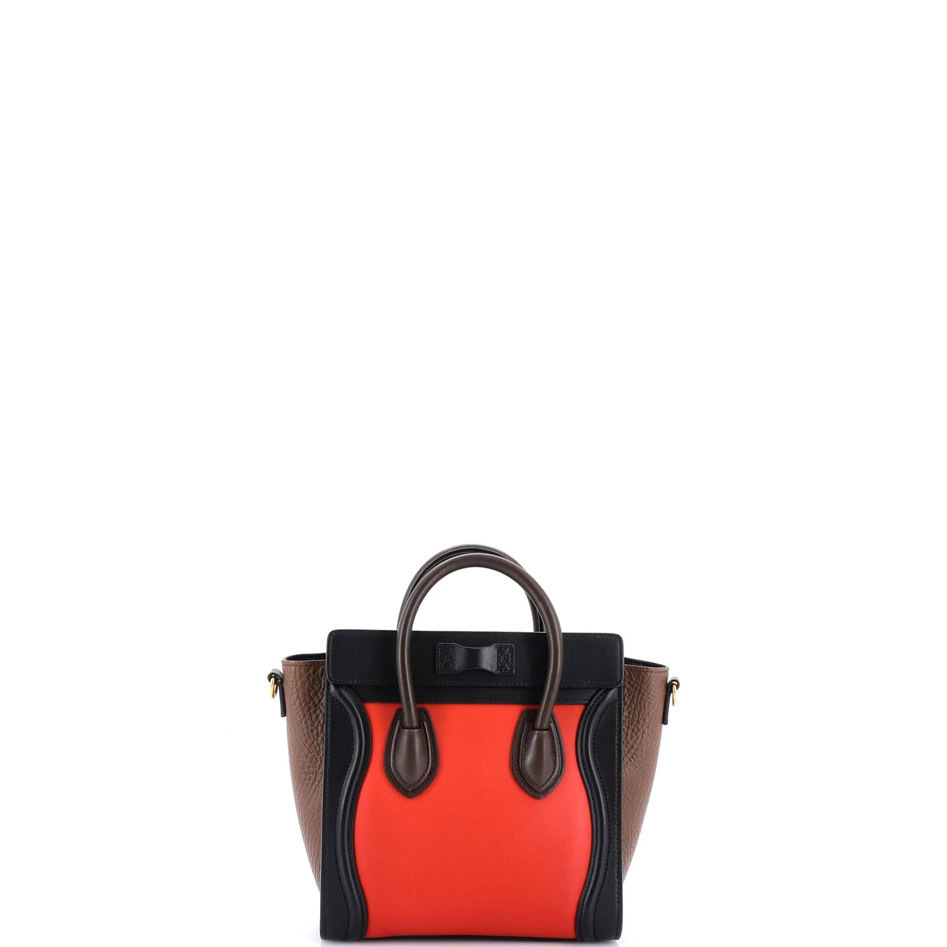 Tricolor Luggage Bag Leather Nano - Image 3