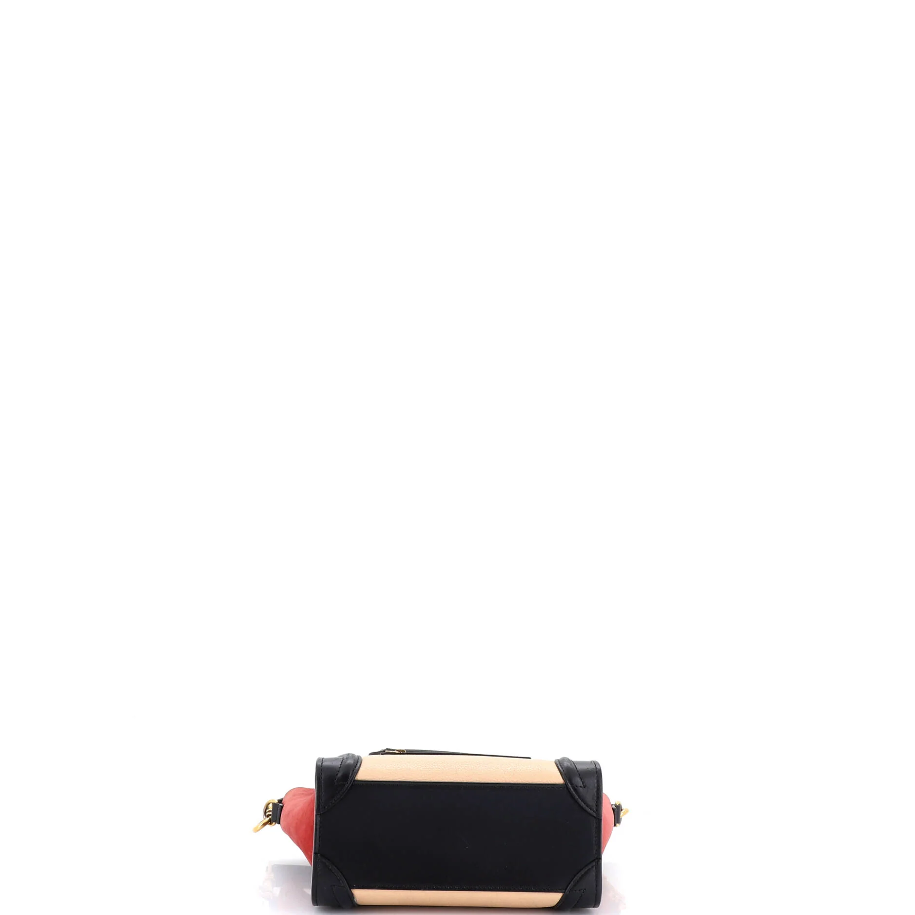 Tricolor Luggage Bag Leather Nano - Image 4