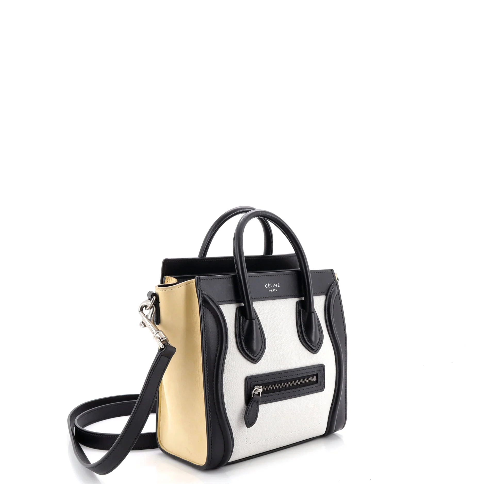 Tricolor Luggage Bag Leather Nano - Image 2
