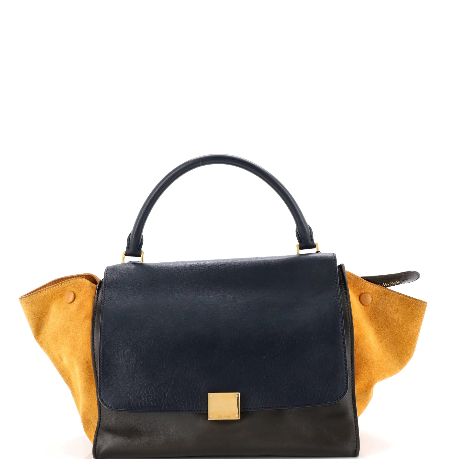 Tricolor Trapeze Bag Leather Medium