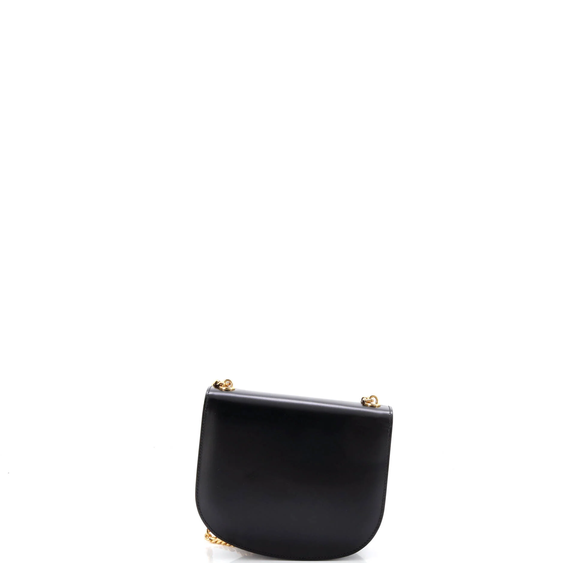 Triomphe Besace Clea Chain Flap Bag Leather - Image 3