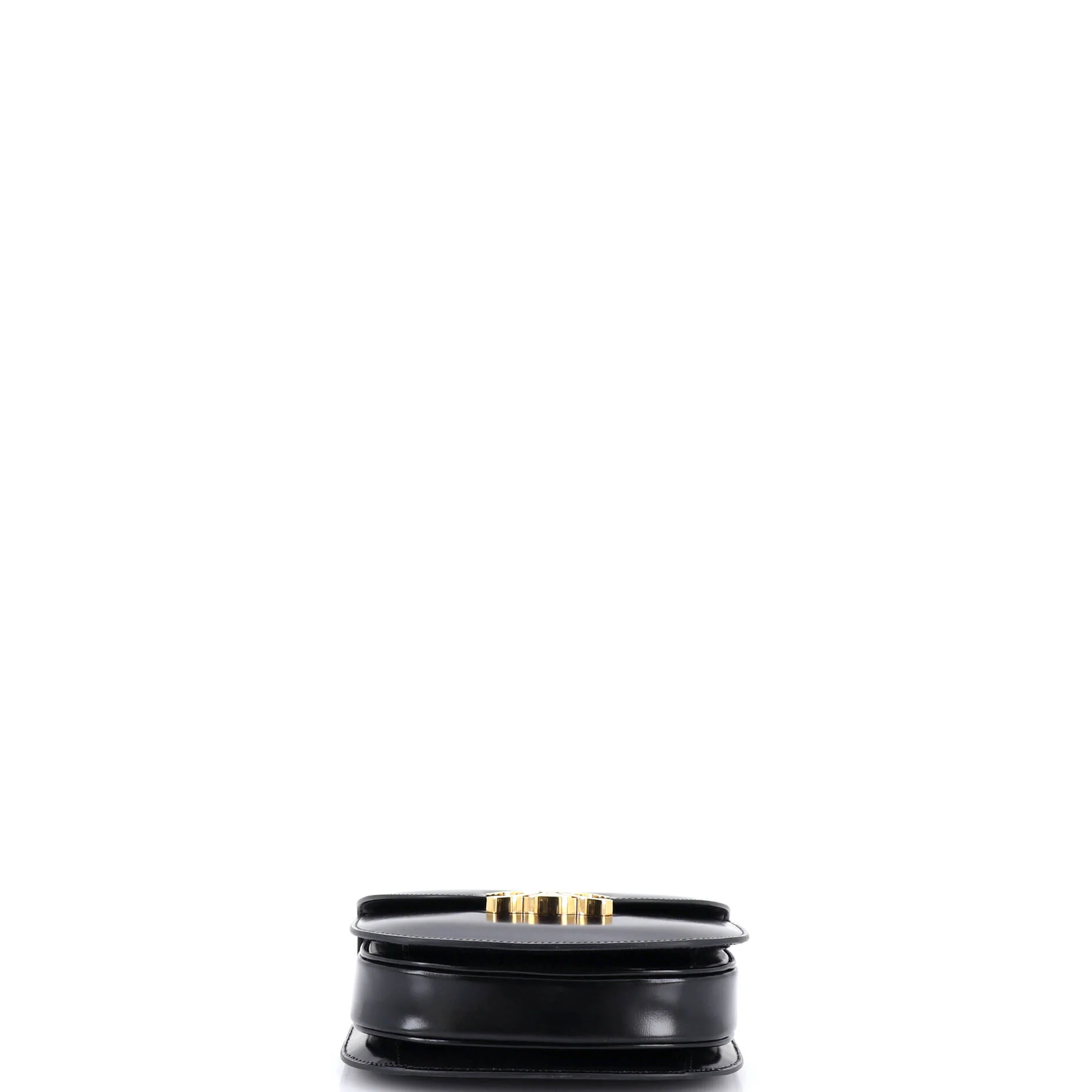 Triomphe Besace Clea Chain Flap Bag Leather - Image 4
