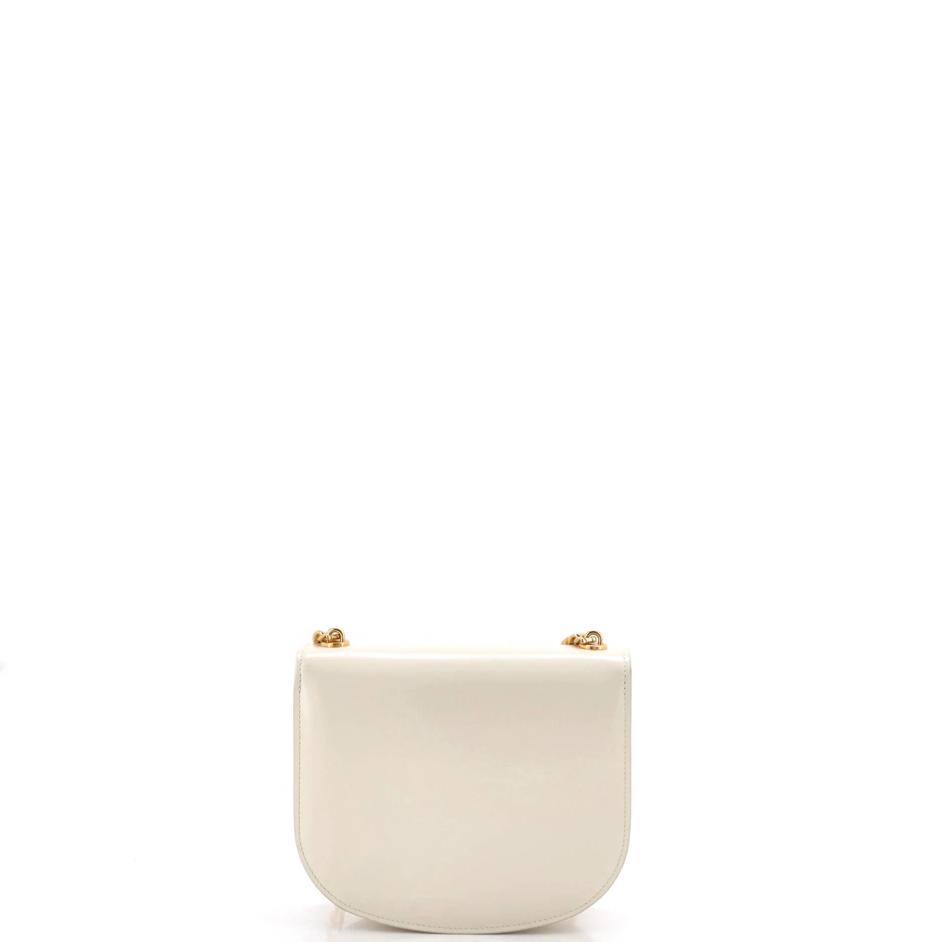 Triomphe Besace Clea Chain Flap Bag Leather - Image 3