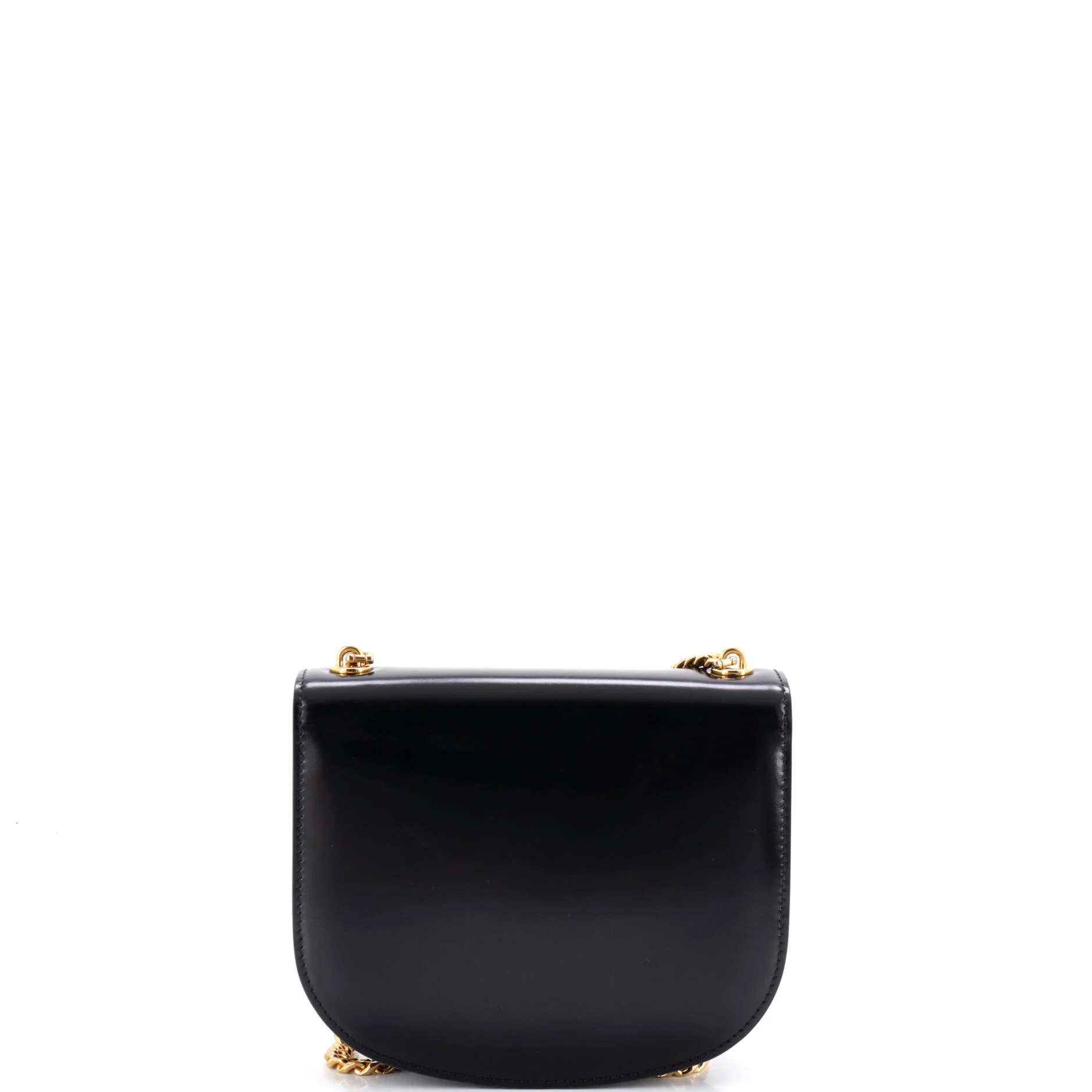 Triomphe Besace Clea Chain Flap Bag Leather - Image 3