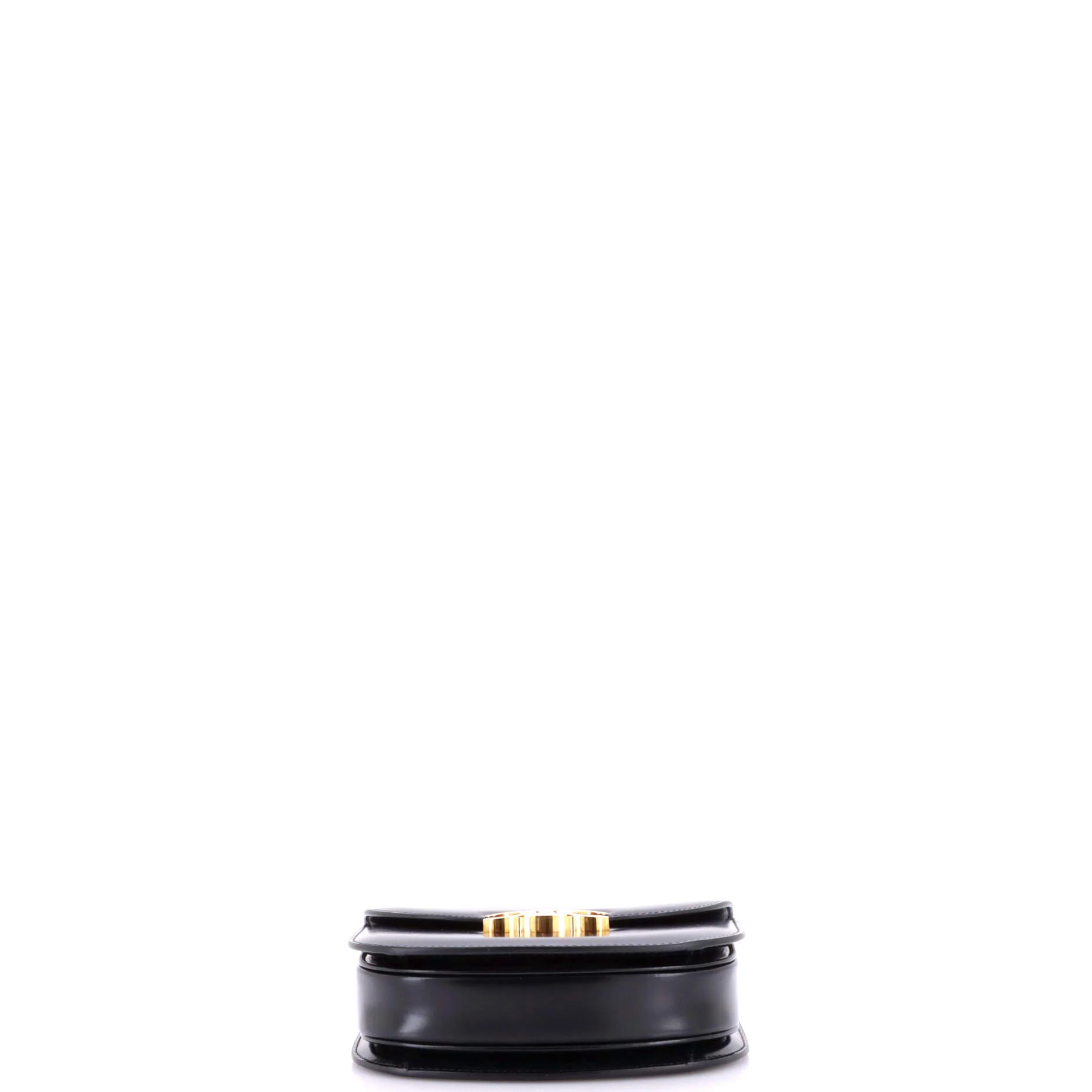 Triomphe Besace Clea Chain Flap Bag Leather - Image 4
