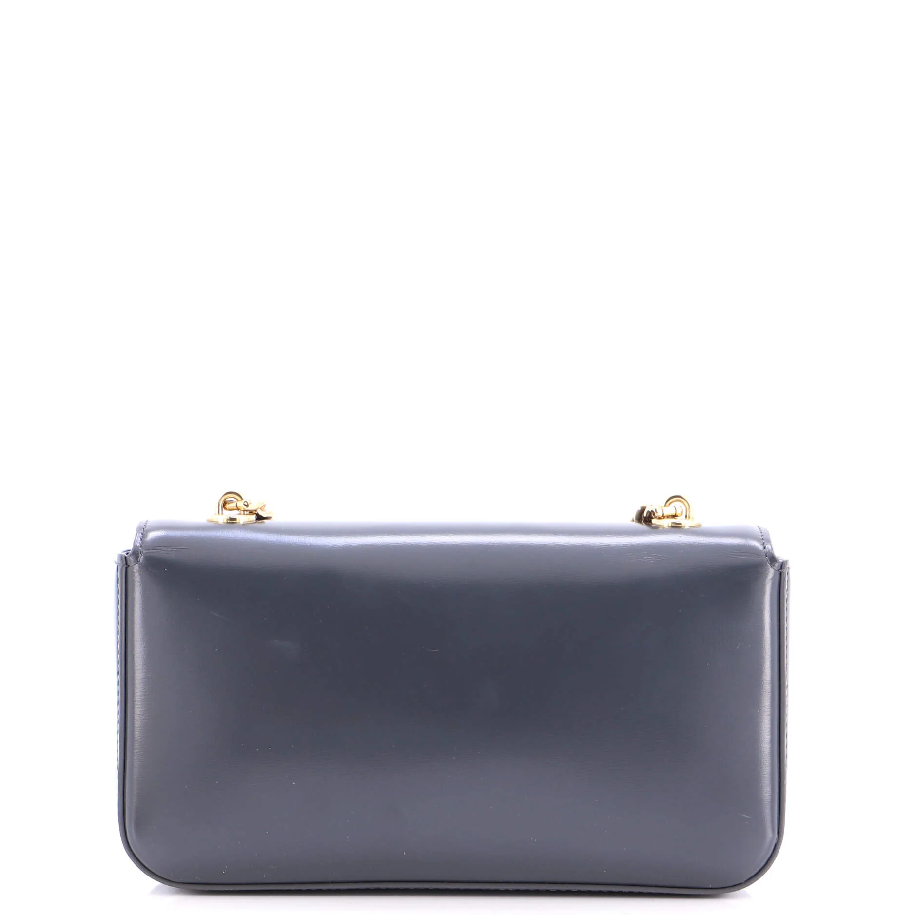 Triomphe Chain Shoulder Bag Leather Small - Image 3