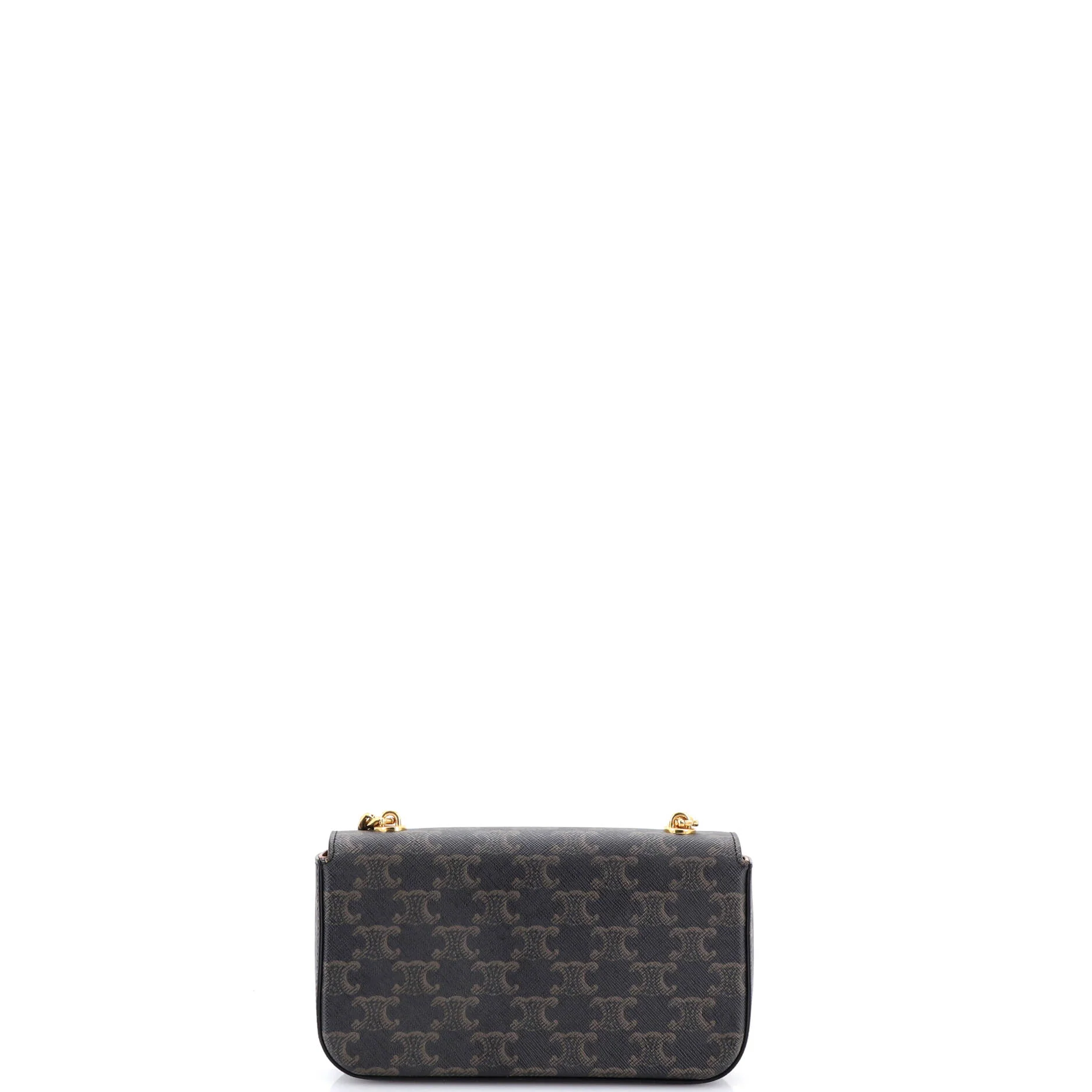Triomphe Chain Shoulder Bag Triomphe Coated Canvas Small - Image 3