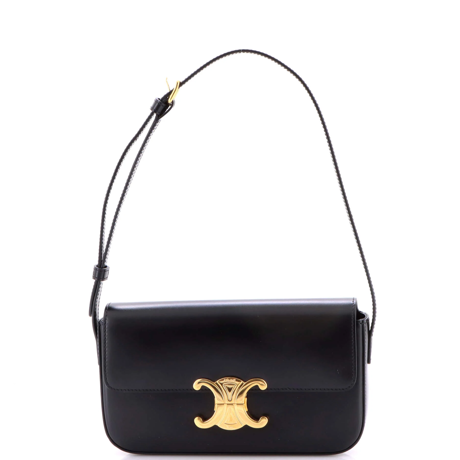Triomphe East-West Shoulder Bag Smooth Calfskin