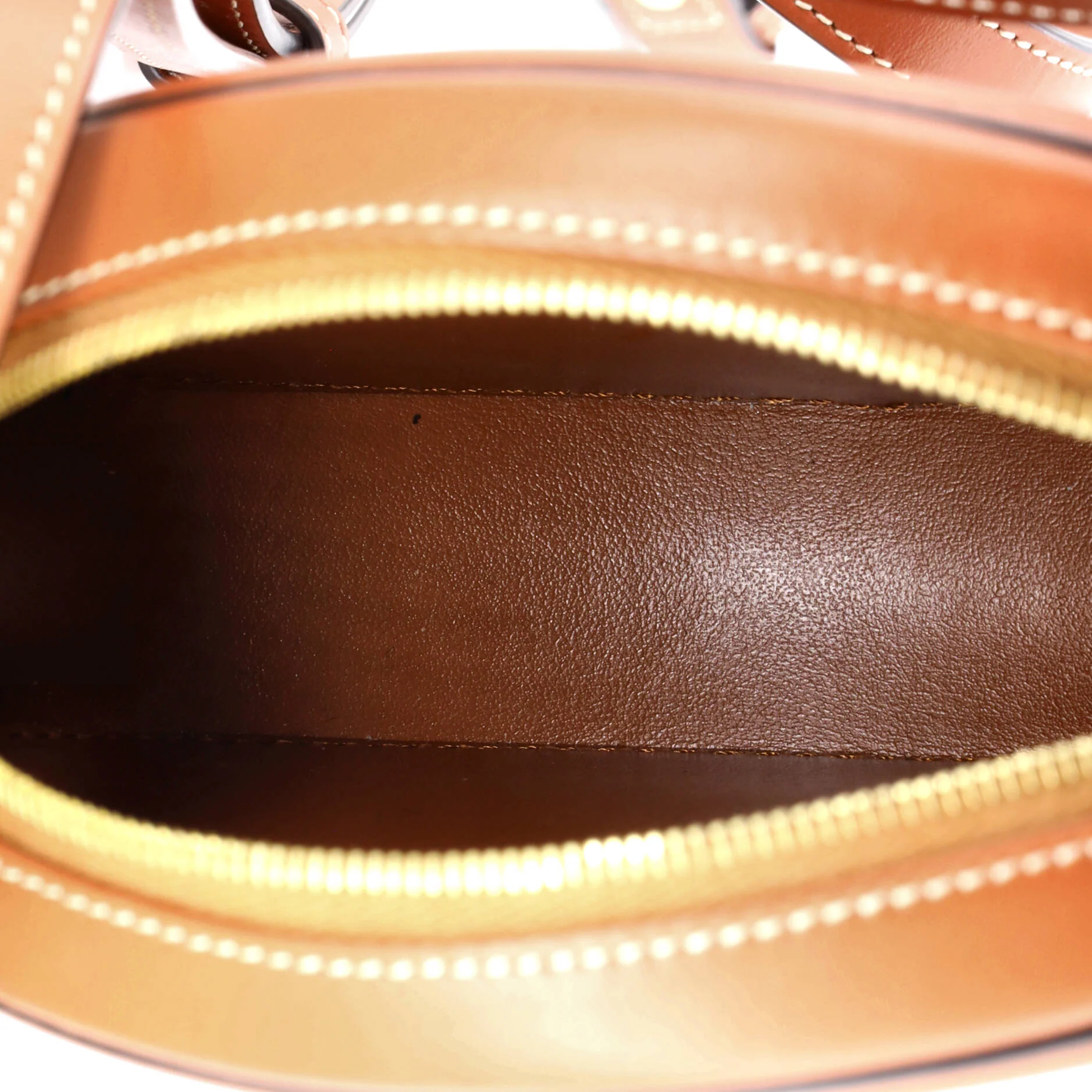 Triomphe Oval Crossbody Bag Canvas and Leather - Image 5