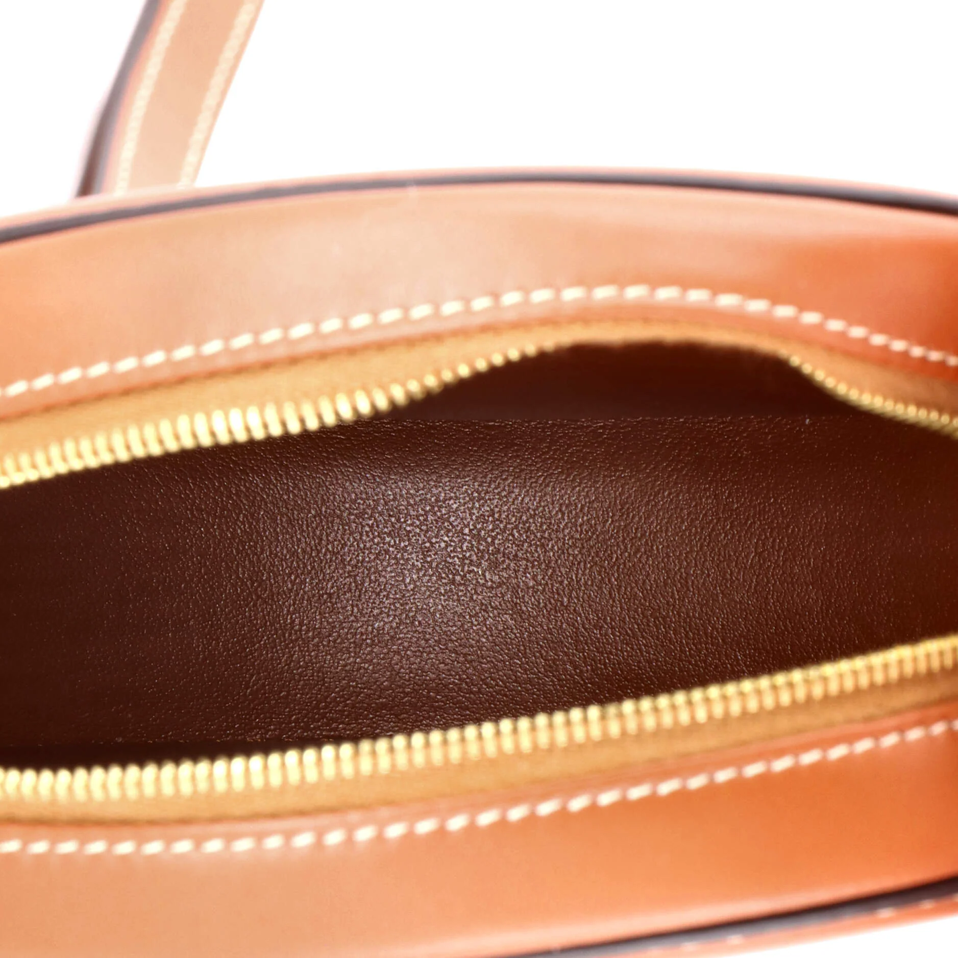 Triomphe Oval Crossbody Bag Canvas and Leather - Image 5