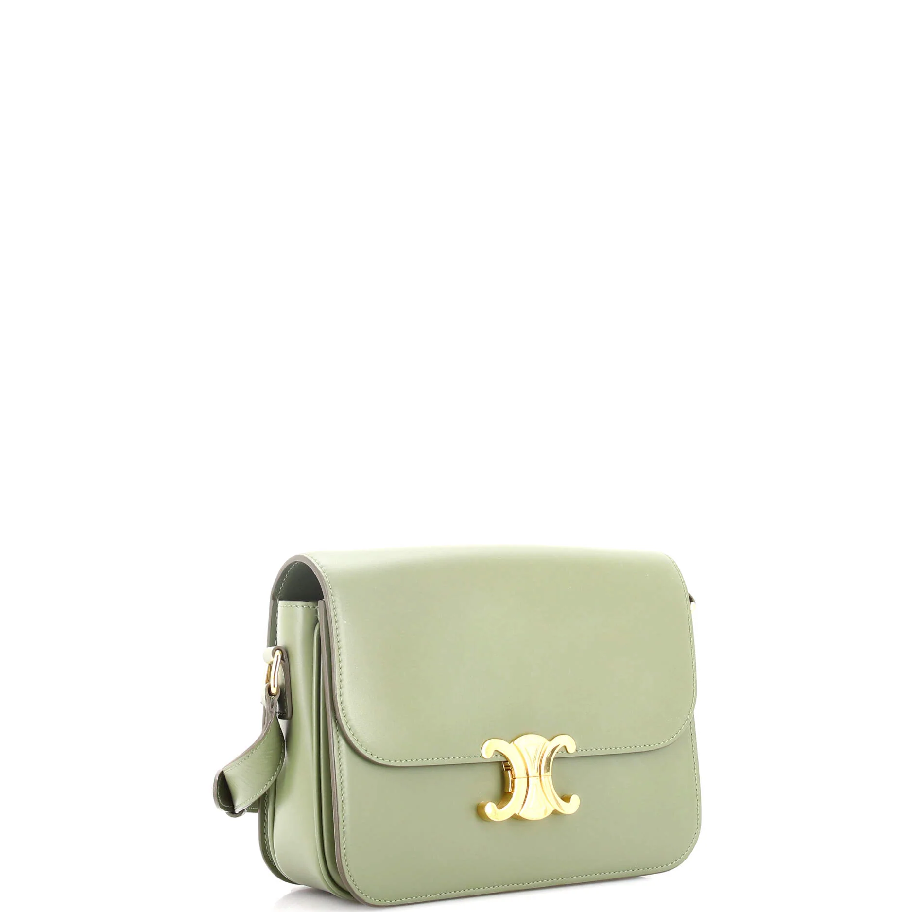 Triomphe Shoulder Bag Smooth Calfskin Medium - Image 2